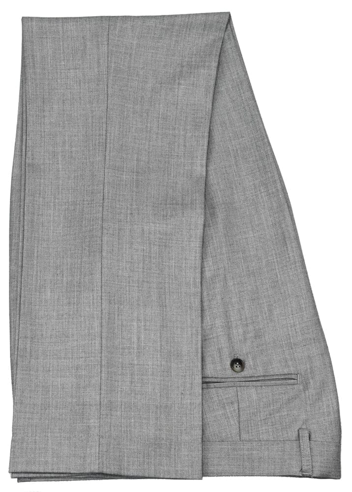 Plain Smart Grey Trousers - STOCK CLEARANCE - Trousers - - THREADPEPPER