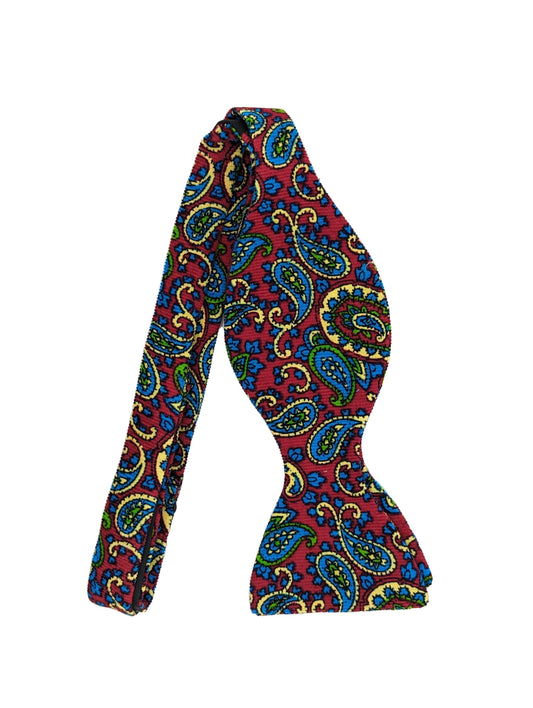 Retro Paisley Bow Tie - Bow Ties - Self-Tie - THREADPEPPER