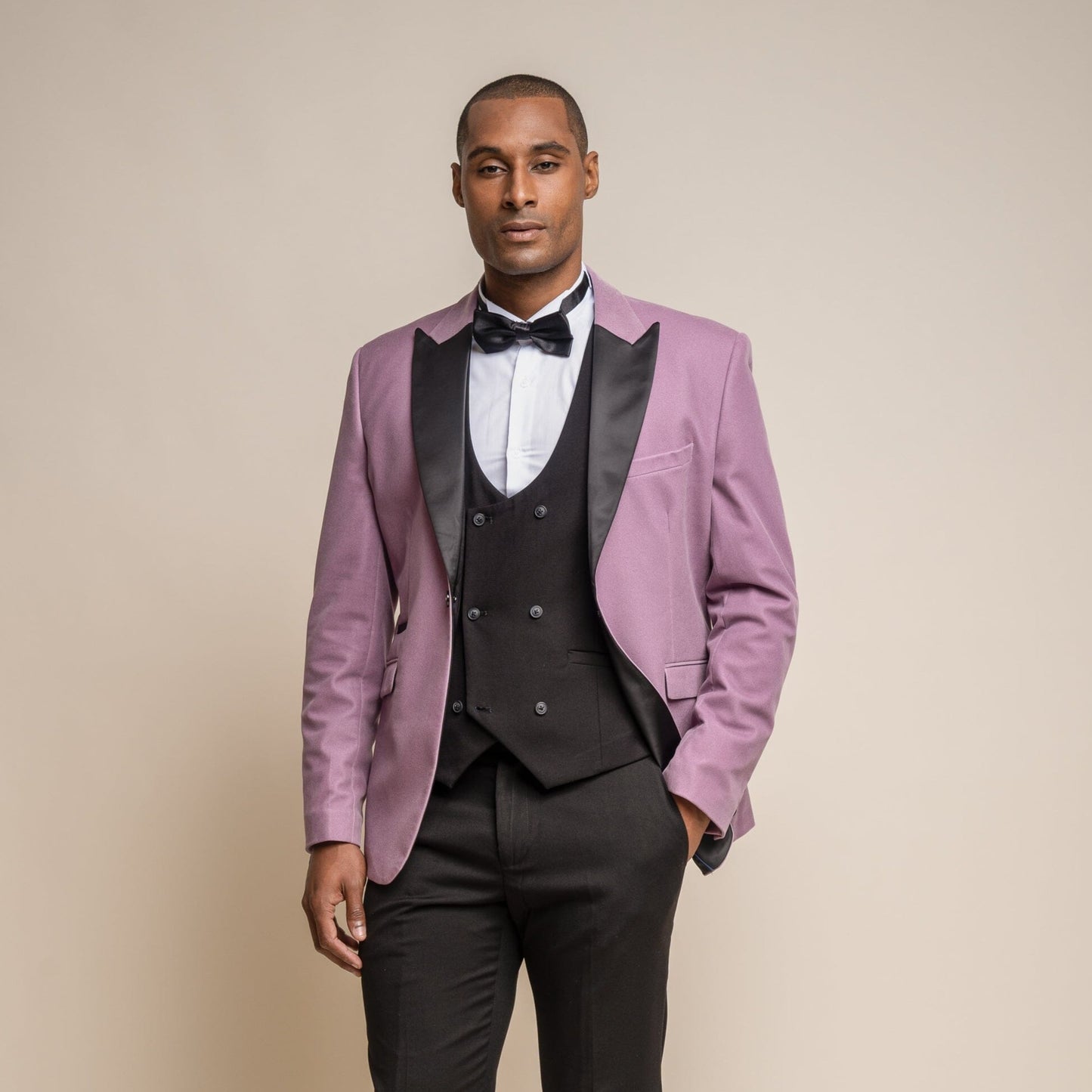 Rosa Lavender Velvet Blazer - Blazers & Jackets - - THREADPEPPER