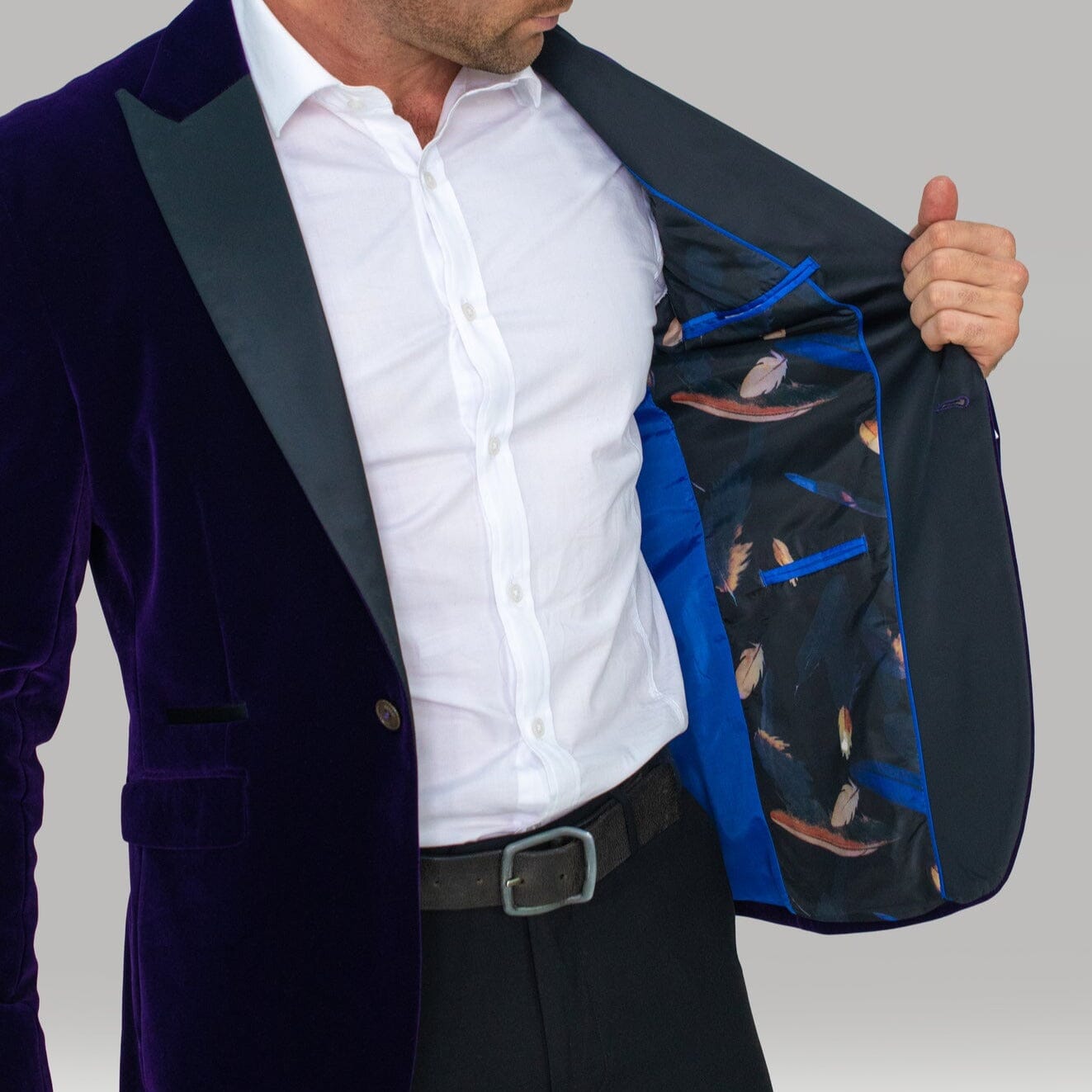 Velvet Lilac Blazer - STOCK CLEARANCE - Clearance Jackets - - THREADPEPPER