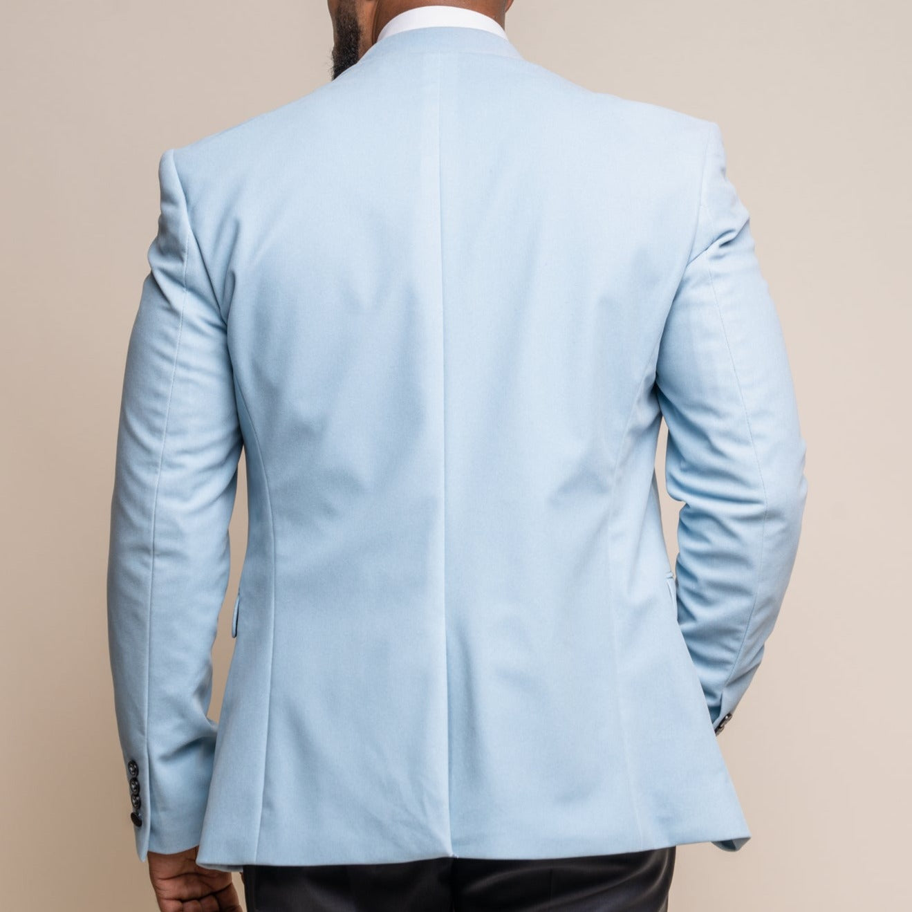 Rosa Sky Velvet Blazer - Blazers & Jackets - - THREADPEPPER