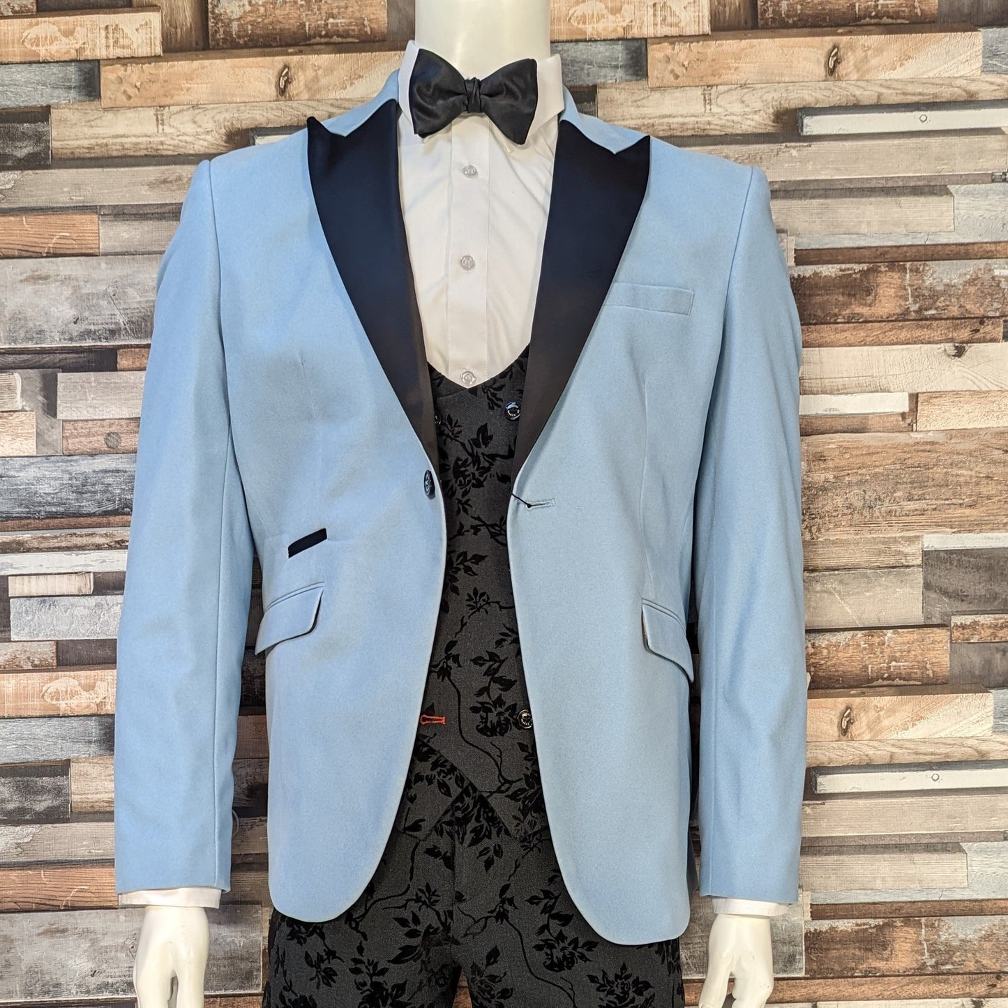 Rosa Sky Velvet Blazer - Blazers & Jackets - - THREADPEPPER