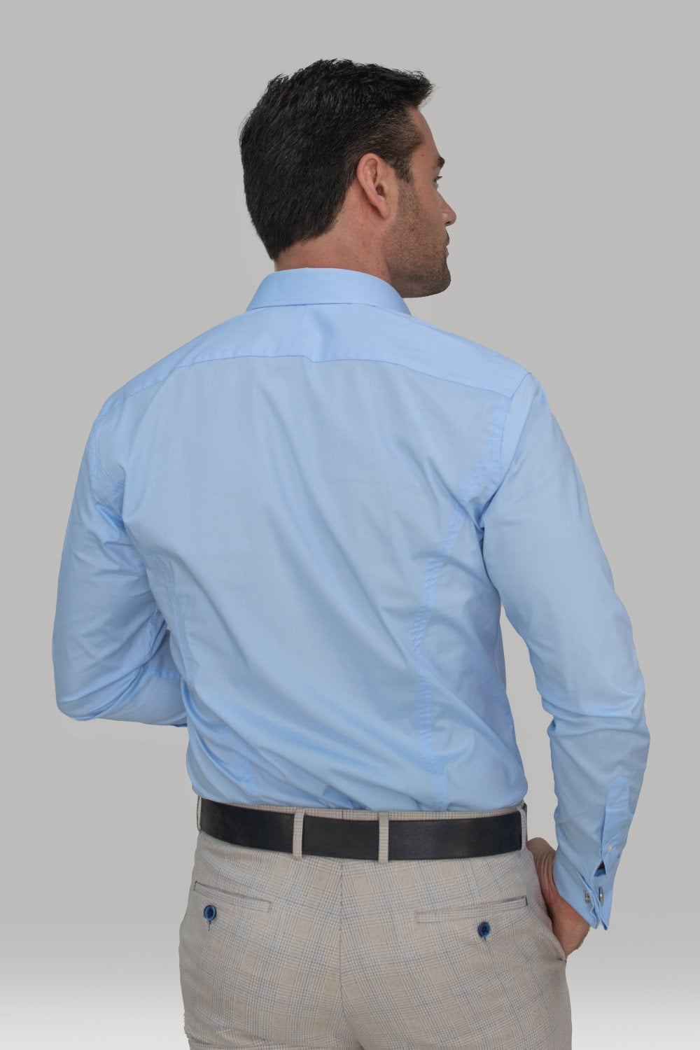 Rossi Sky Blue Shirt - Shirts - - THREADPEPPER