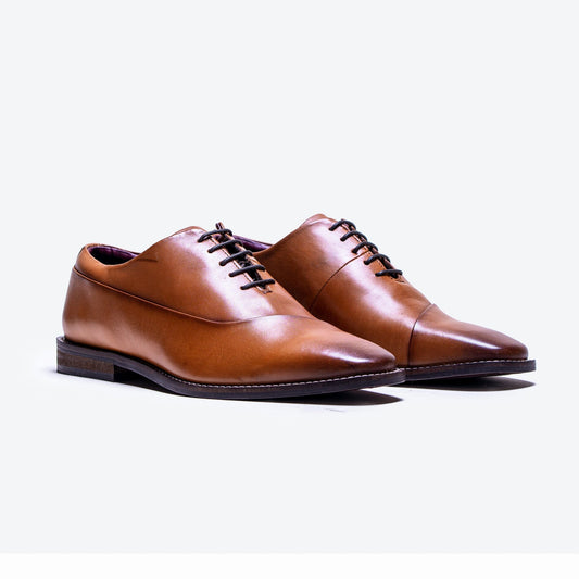 Seville Plain Tan Shoes - Shoes - - THREADPEPPER
