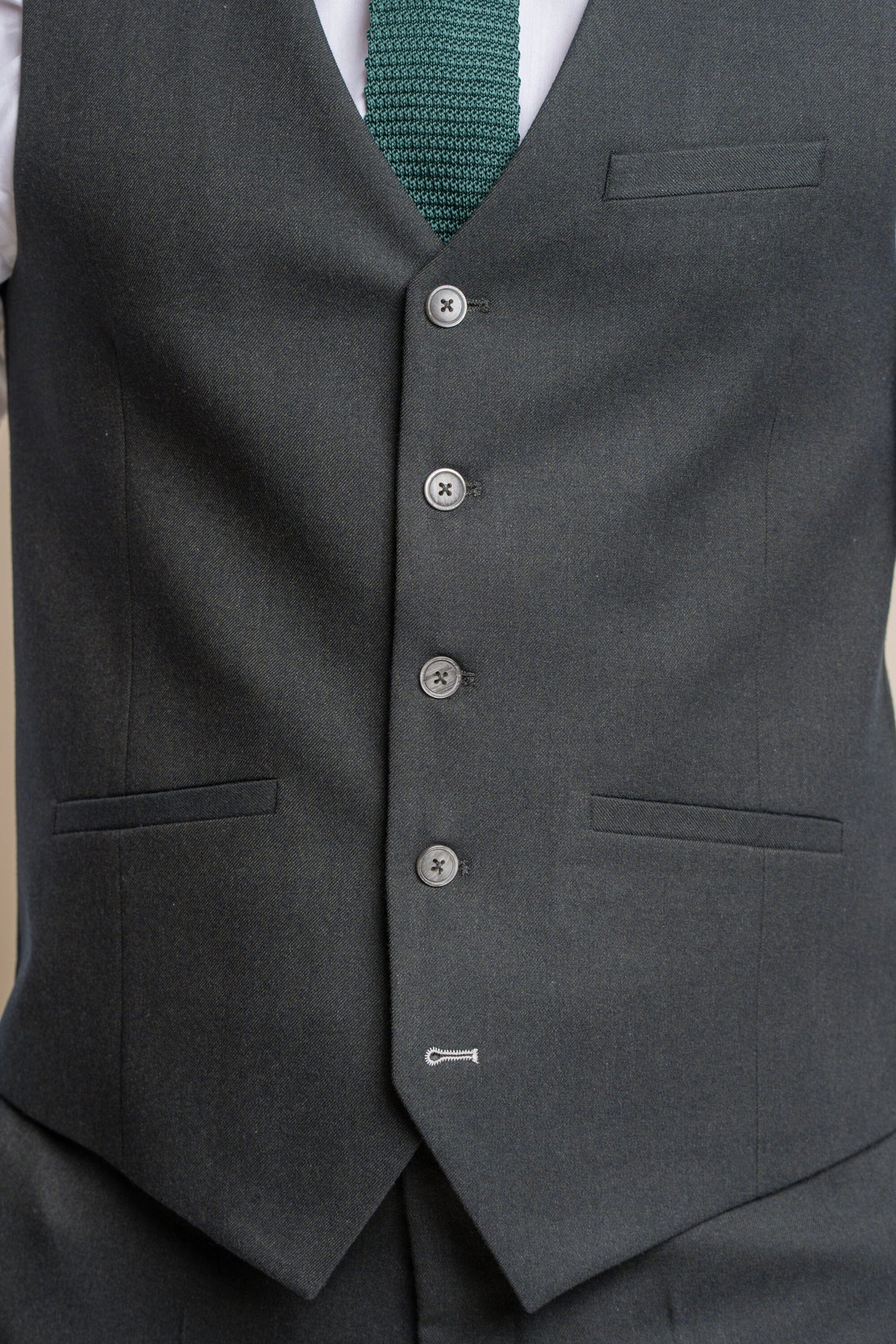 Smart Olive Waistcoat - STOCK CLEARANCE - Waistcoats - - THREADPEPPER