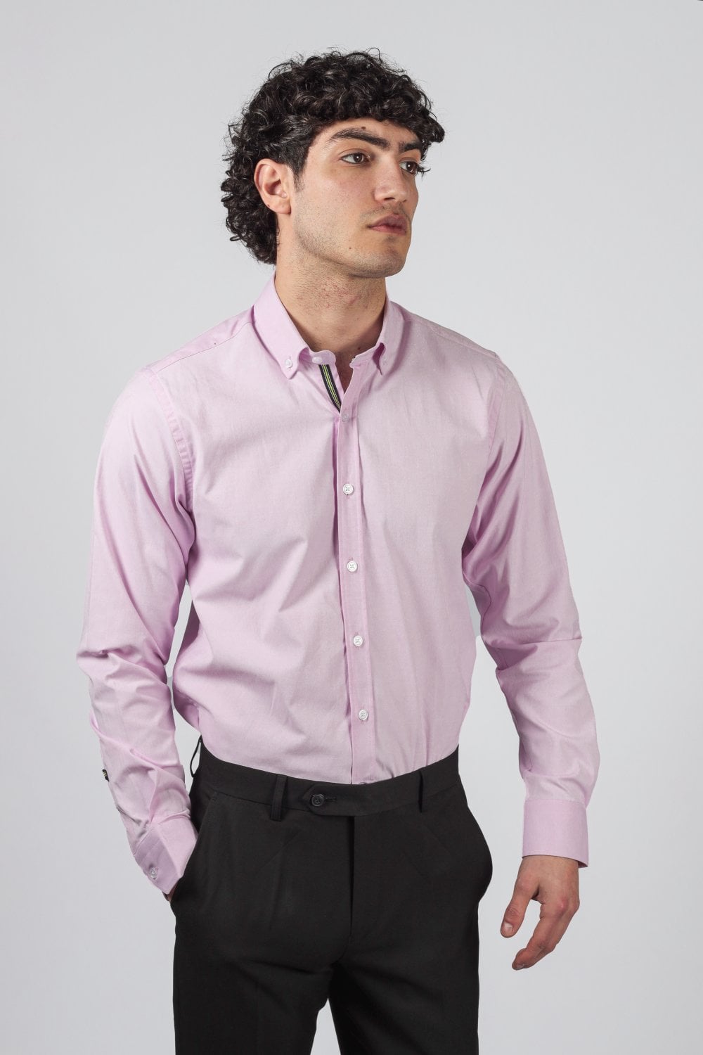 Tessa Pink Cotton Shirt - Shirts - - THREADPEPPER