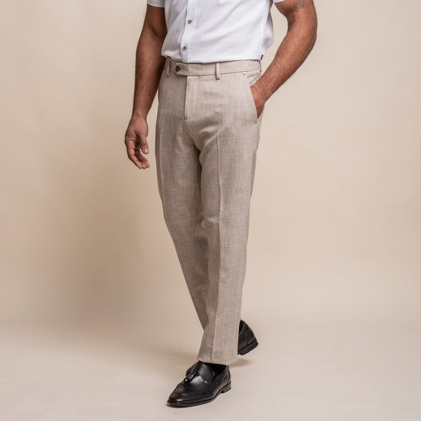 Tokyo Fawn Trousers - Trousers - 30R - THREADPEPPER
