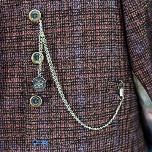 Jacket & Waistcoat Chains | Flower Chain for Mens Blazer or Jacket ...