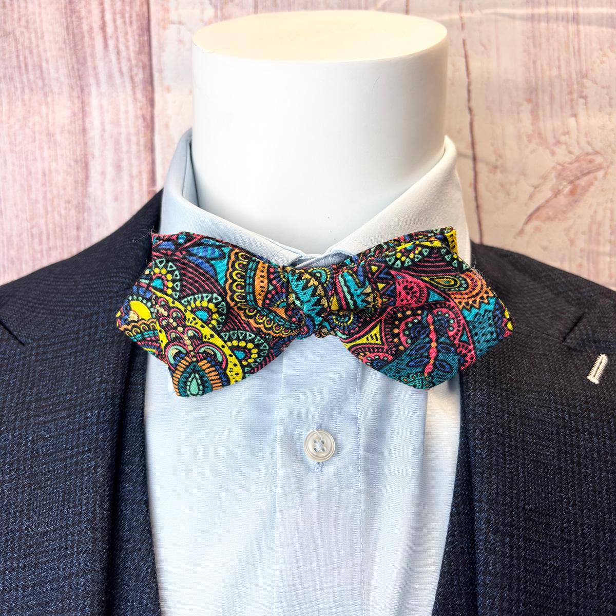 All That Jazz Diamond Point Ready-Tied Bow Tie