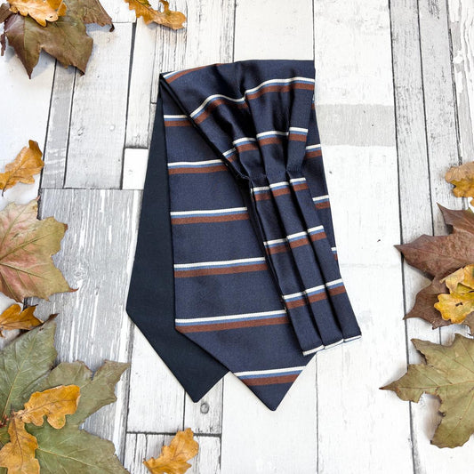Byrd Stripe Silk Cravat