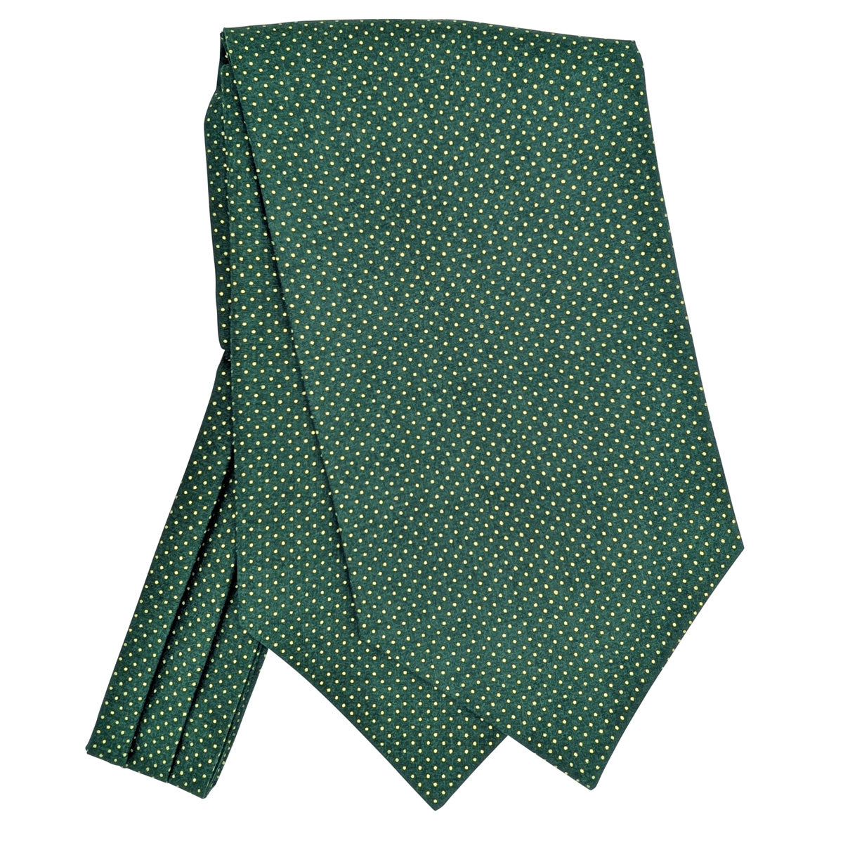 Green & Gold Spot Cravat