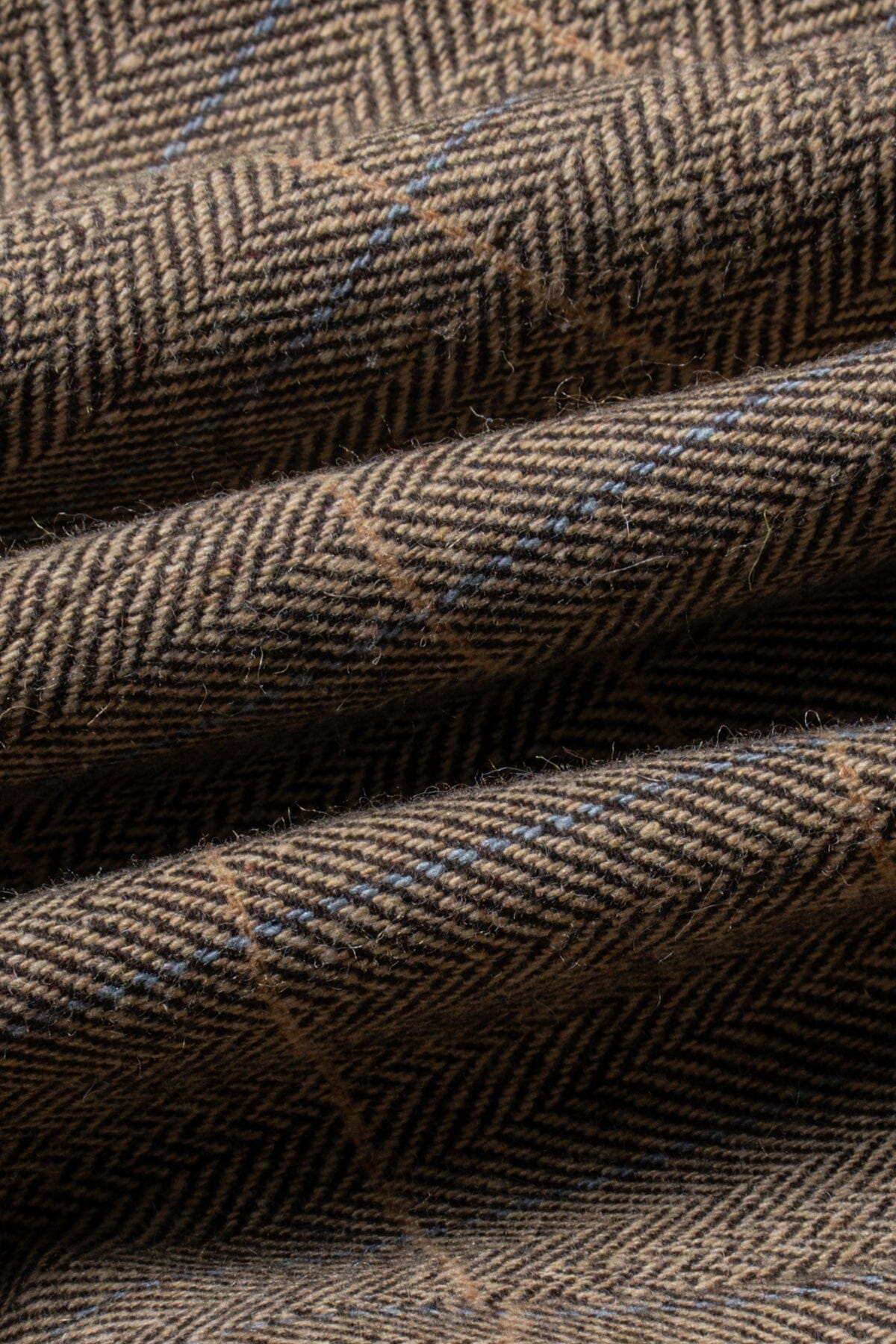 Albert Brown Tweed Suit Swatch - Swatch - 