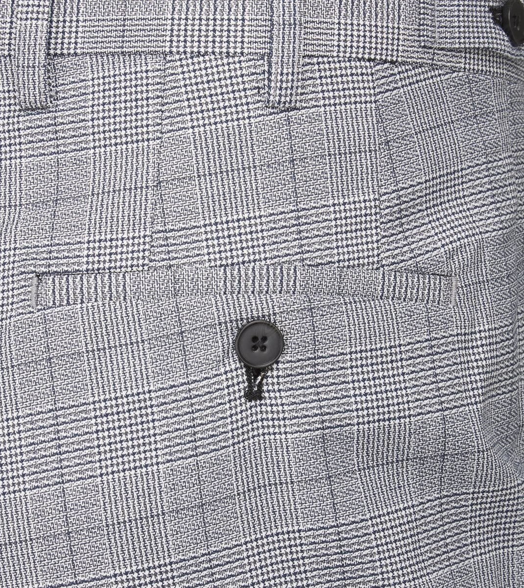 Anello Grey Prince Of Wales Check 3 Piece Suit - Suits - 