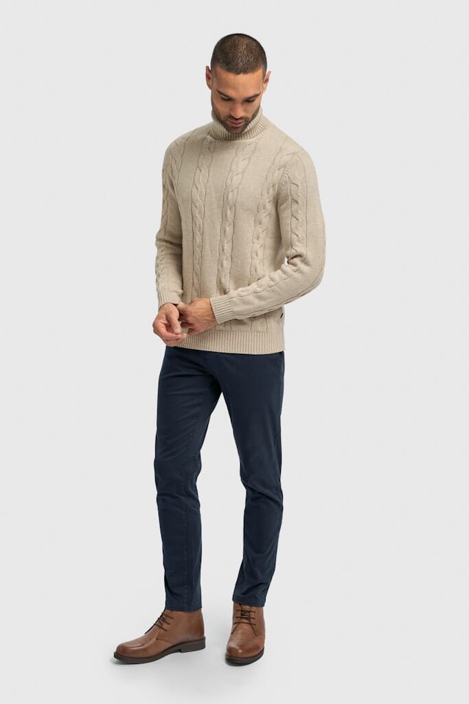 Archie Roll Neck Jumper - Jumpers - 