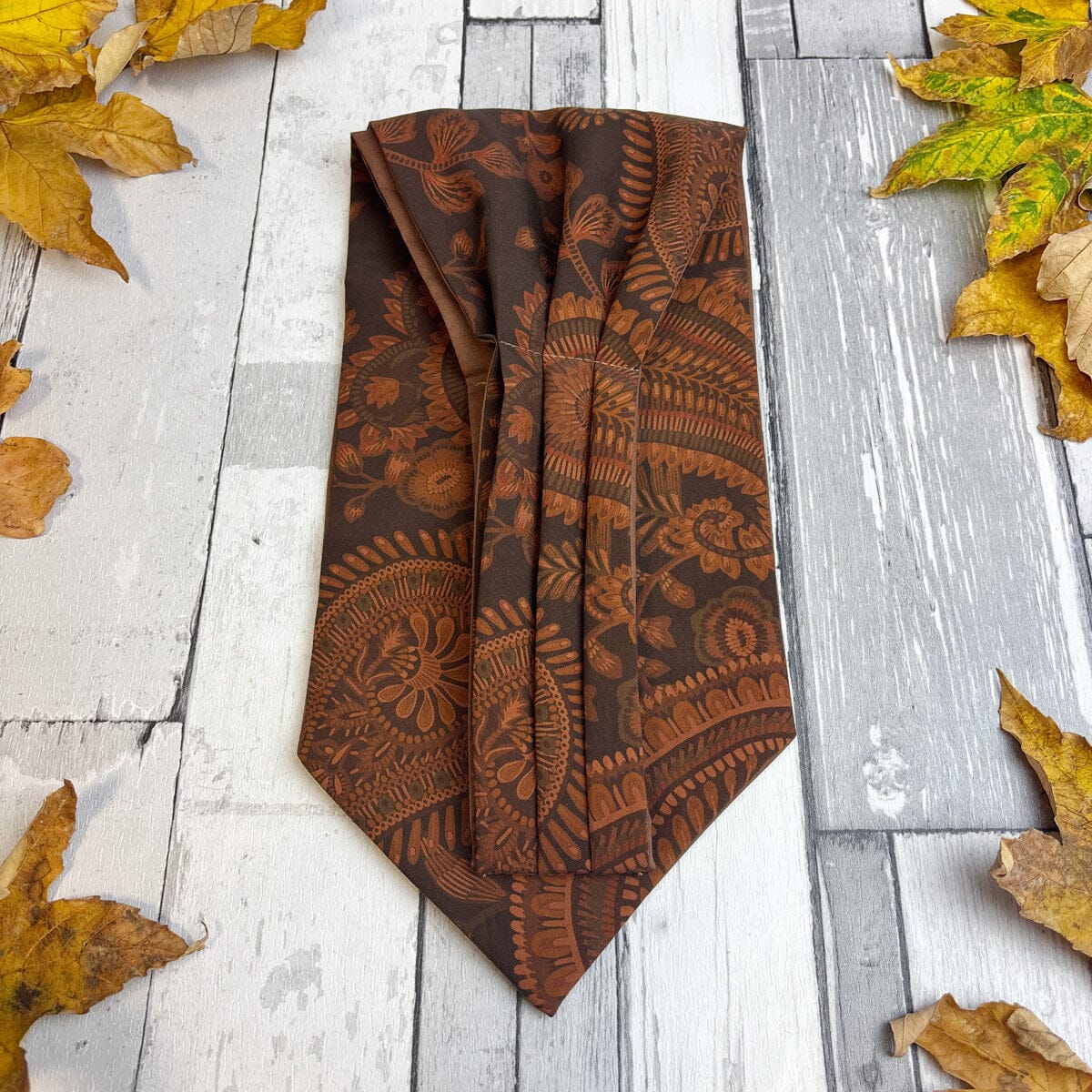 Autumn Paisley Cupro Cravat - Cravats - 