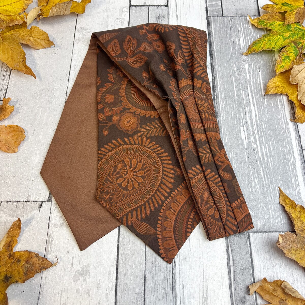 Autumn Paisley Cupro Cravat - Cravats - 