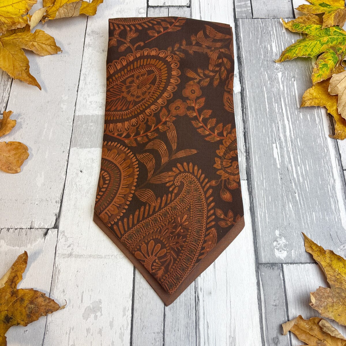 Autumn Paisley Cupro Cravat - Cravats - 