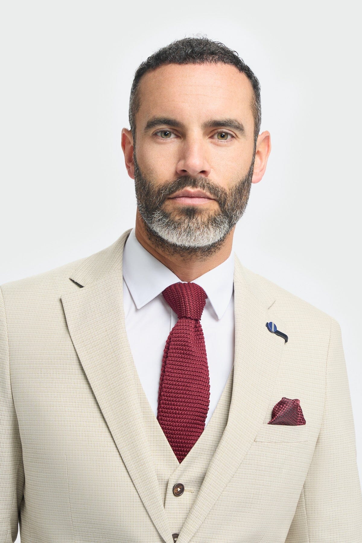 Beige Textured Blazer - STOCK CLEARANCE - Blazers & Jackets Sale - 