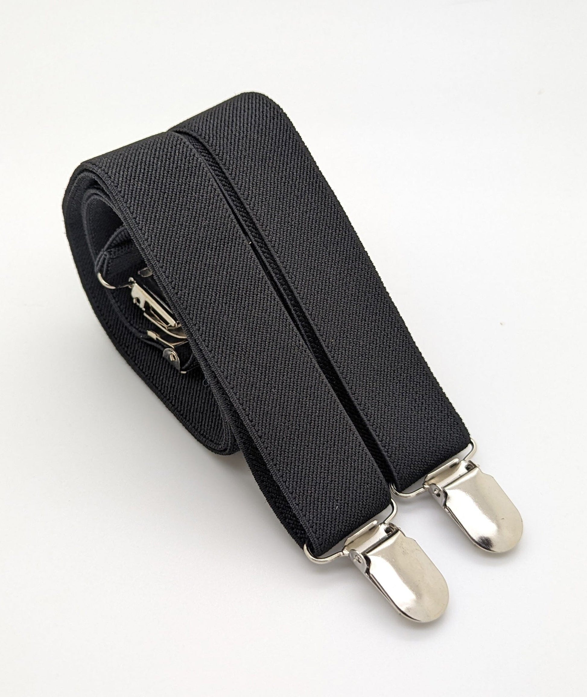 Black Clip Braces - Braces - - THREADPEPPER