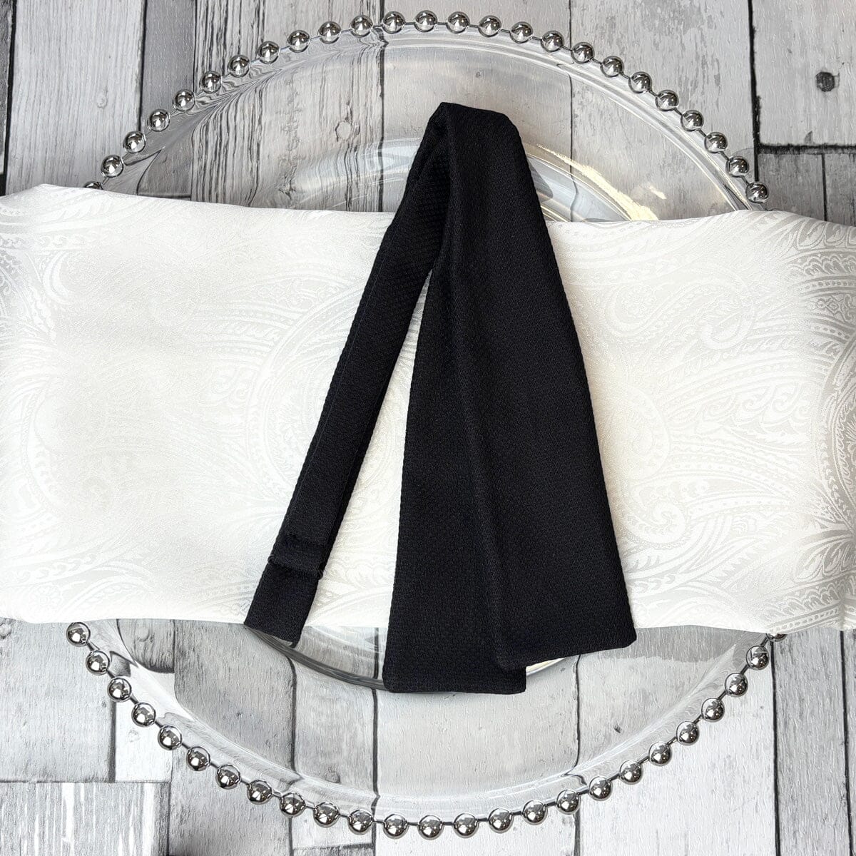 Black Marcella Batswing Bow Tie - Bow Ties - 