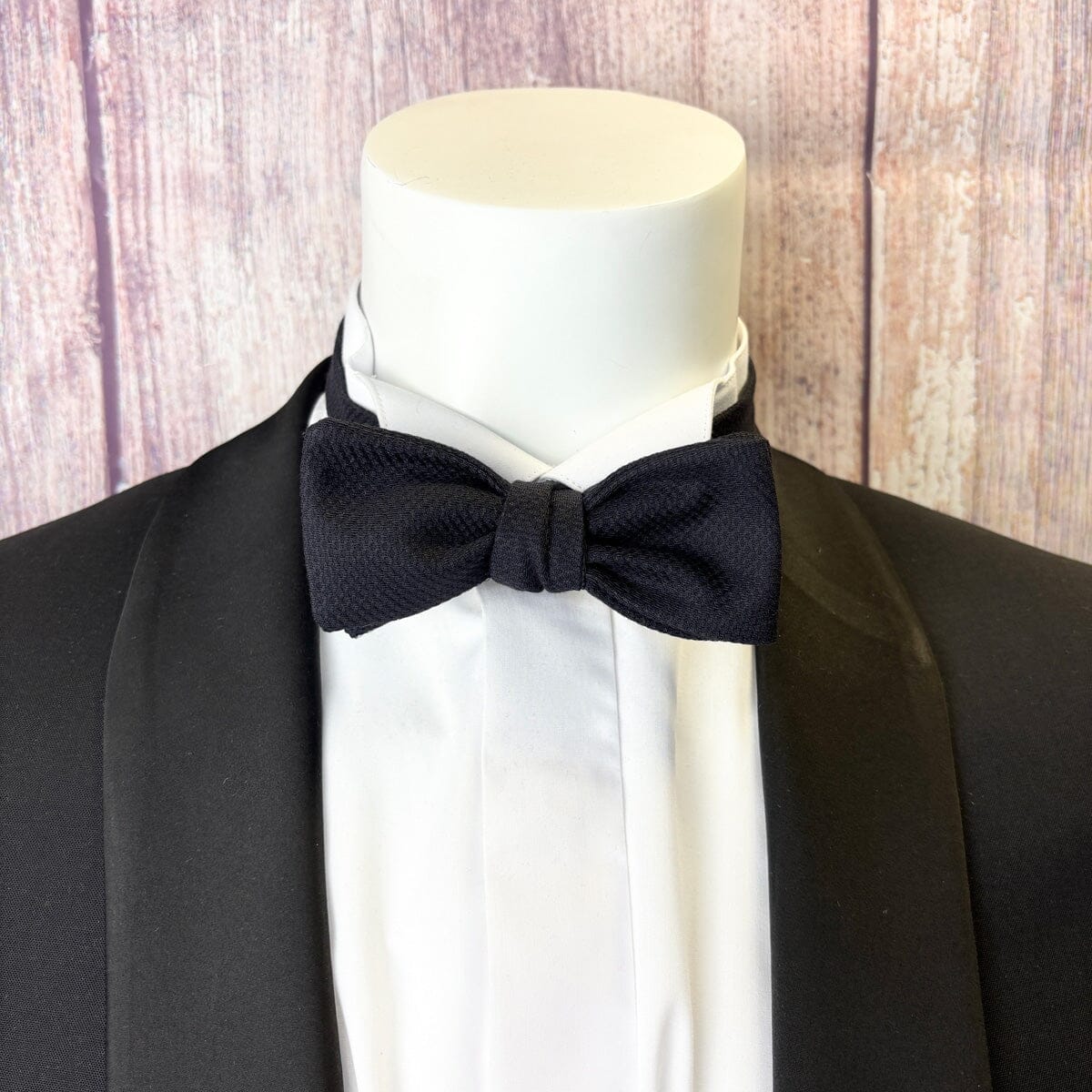 Black Marcella Batswing Bow Tie - Bow Ties - 
