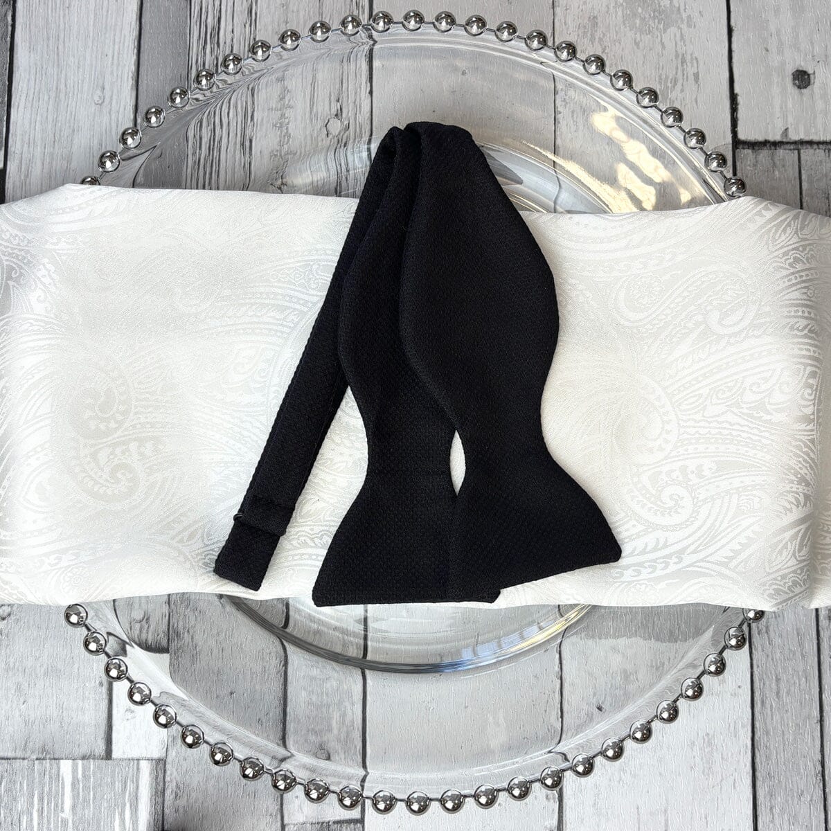 Black Marcella Bow Tie - Bow Ties - 