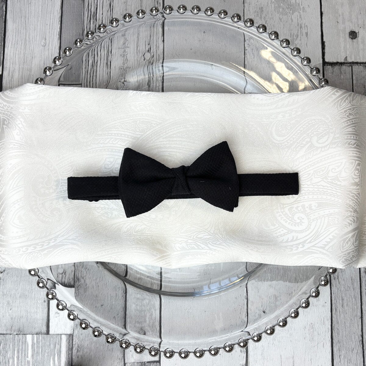 Black Marcella Bow Tie - Bow Ties - 