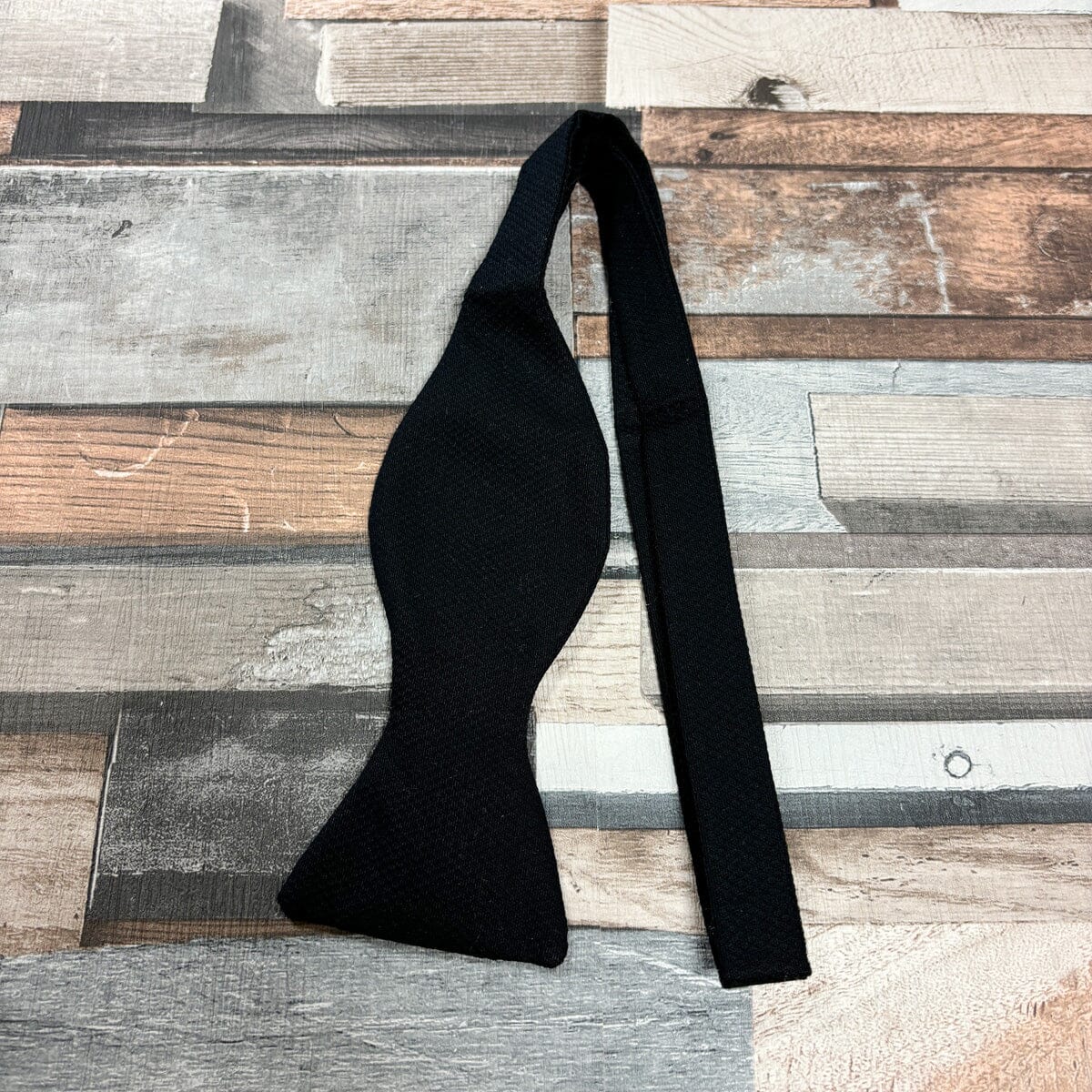 Black Marcella Bow Tie - Gift Sets - Self-Tie Bow Tie Bow Tie Only 
