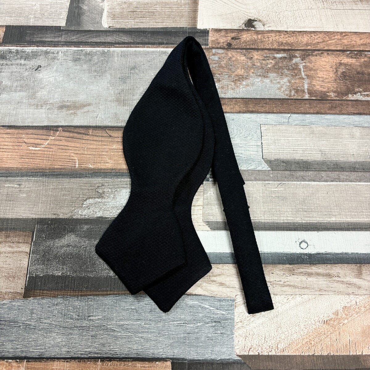 Black Marcella Bow Tie - Gift Sets - Self-Tie Diamond Bow Tie Bow Tie Only 