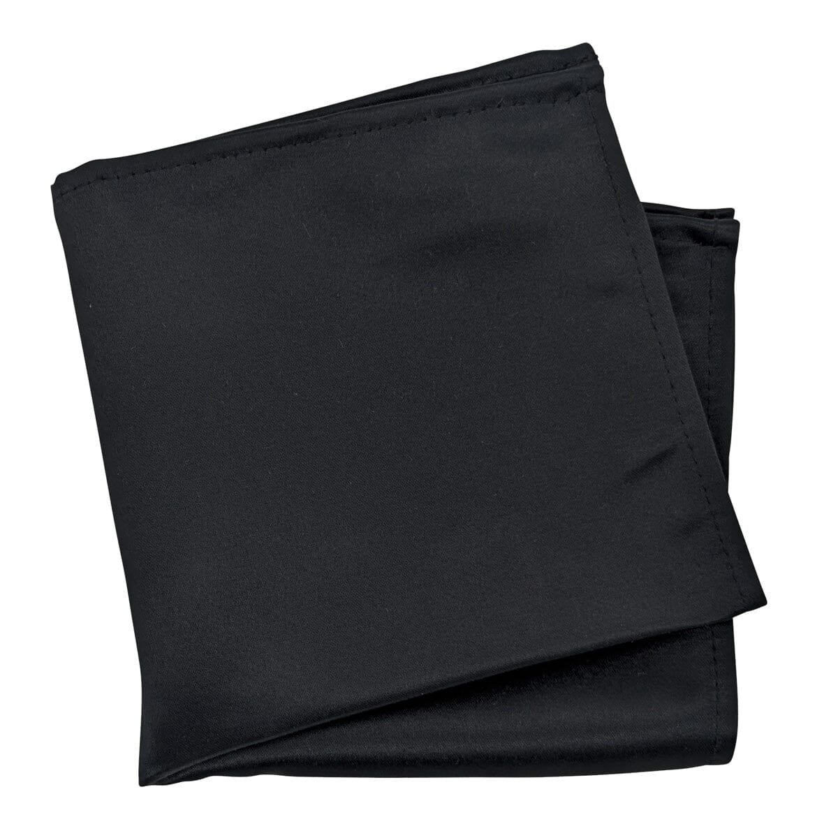 Black Pocket Square - Handkerchiefs - 
