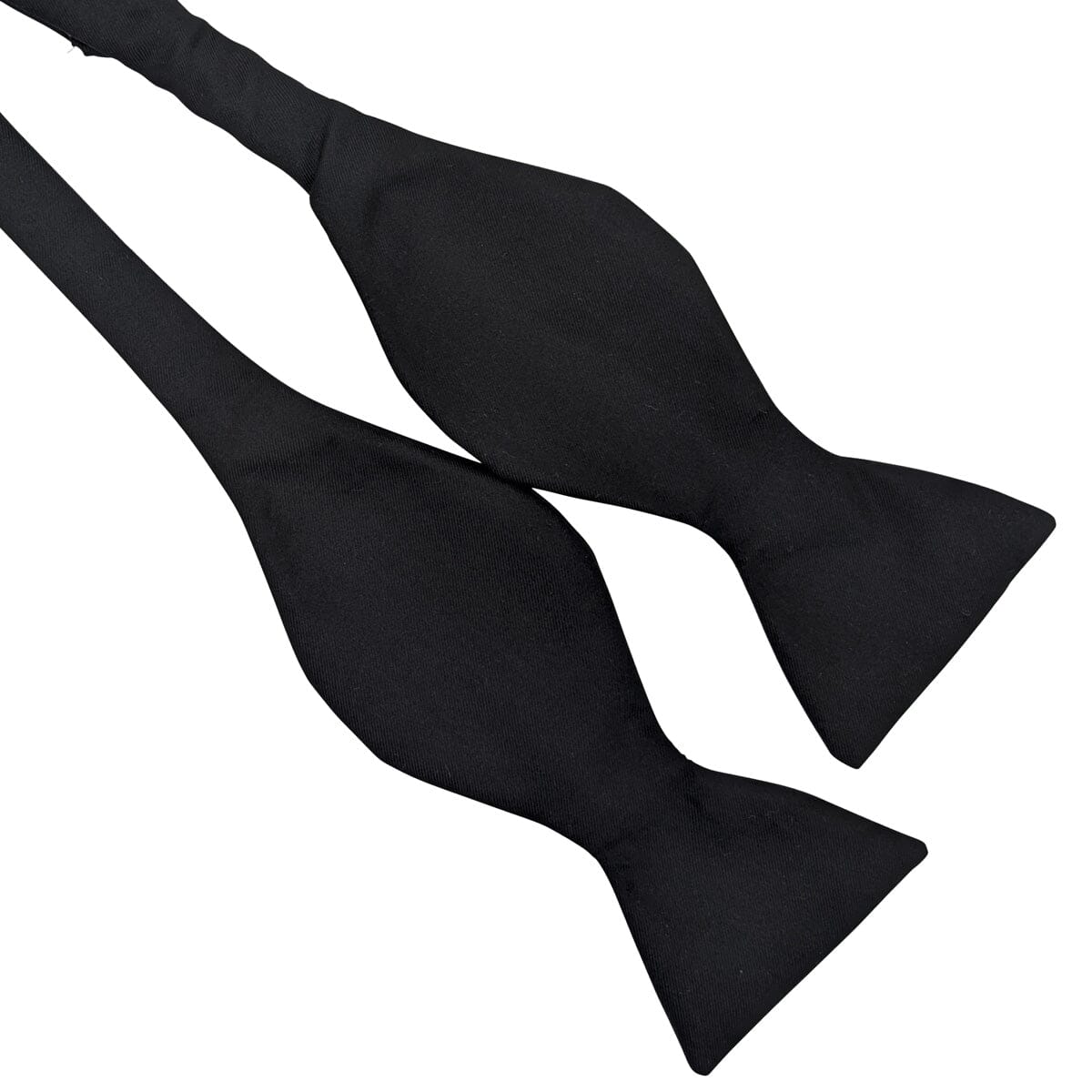 Black Silk Twill Bow Tie - Bow Ties - 