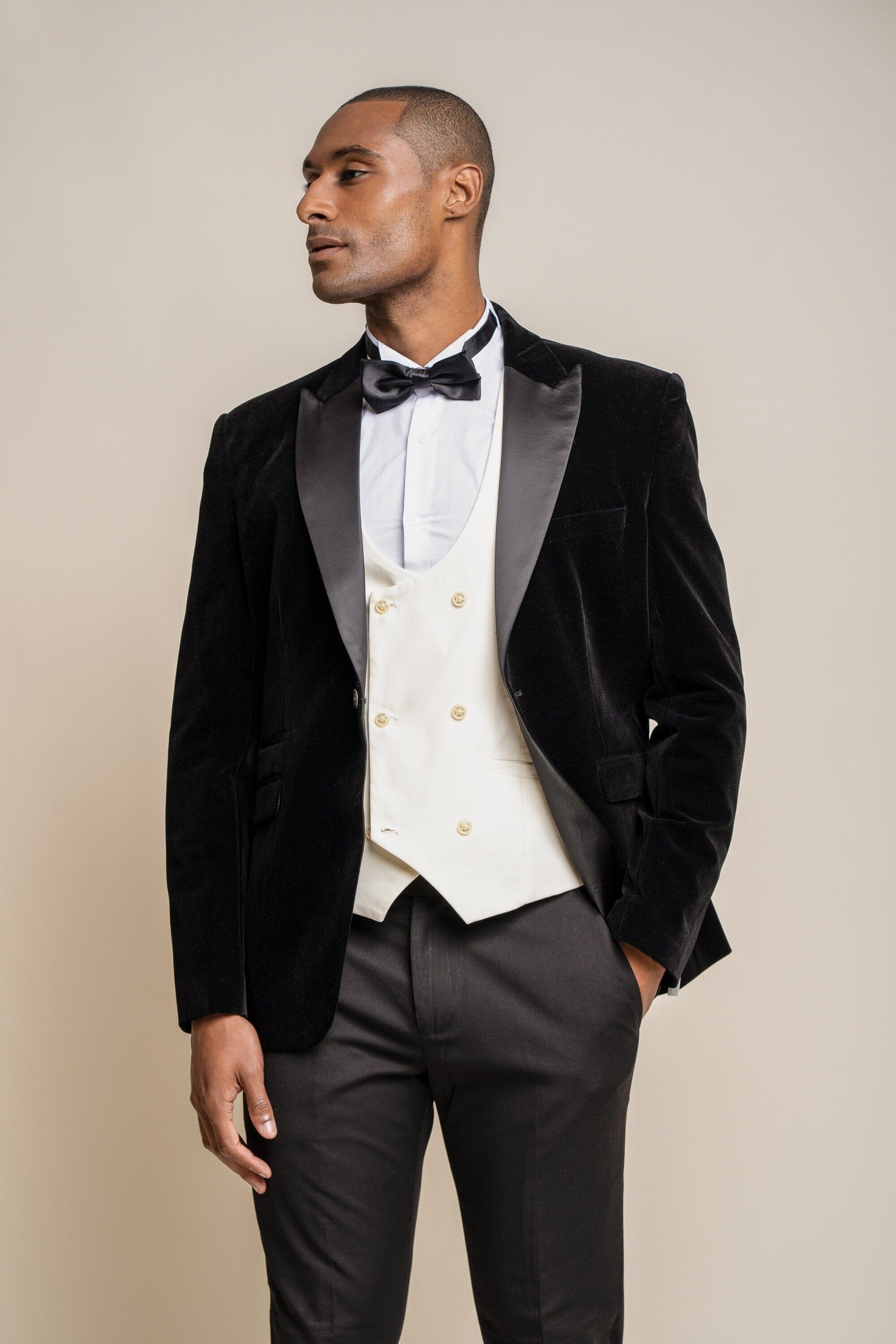 Black Velvet Blazer- STOCK CLEARANCE - Blazers & Jackets Sale - 