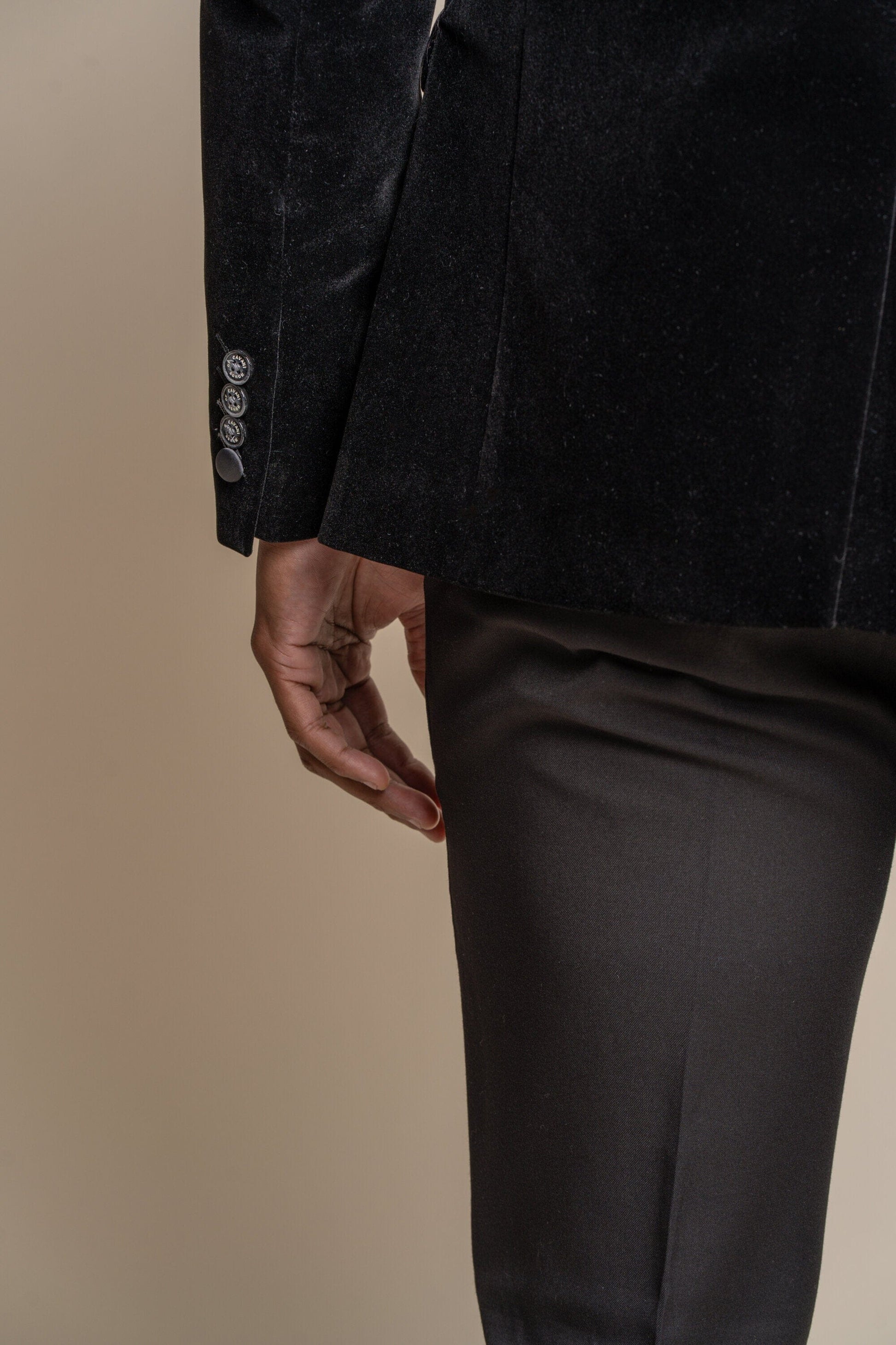 Black Velvet Blazer- STOCK CLEARANCE - Blazers & Jackets Sale - 
