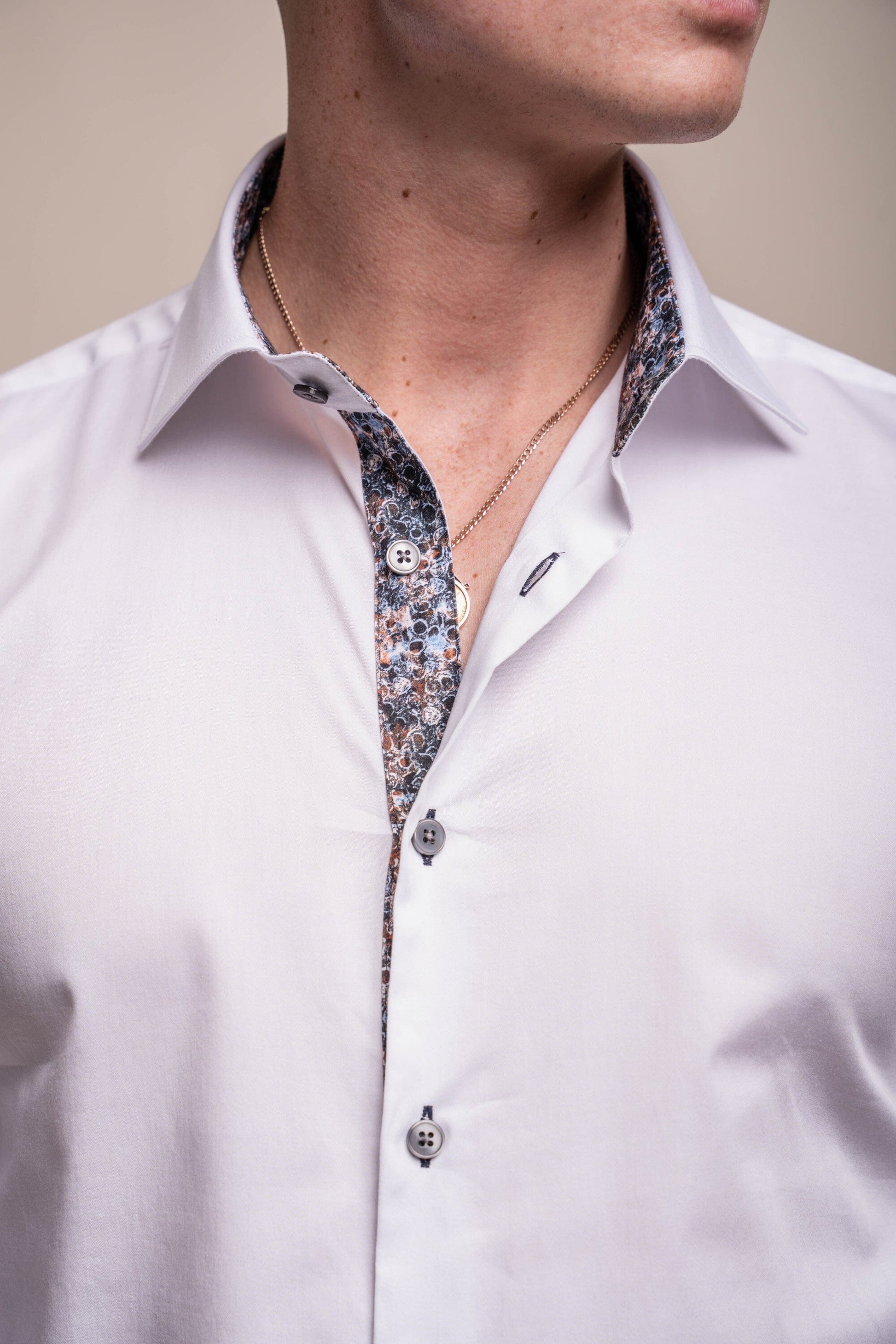 Blade Cotton Shirt - Shirts - S/14.5 White - THREADPEPPER