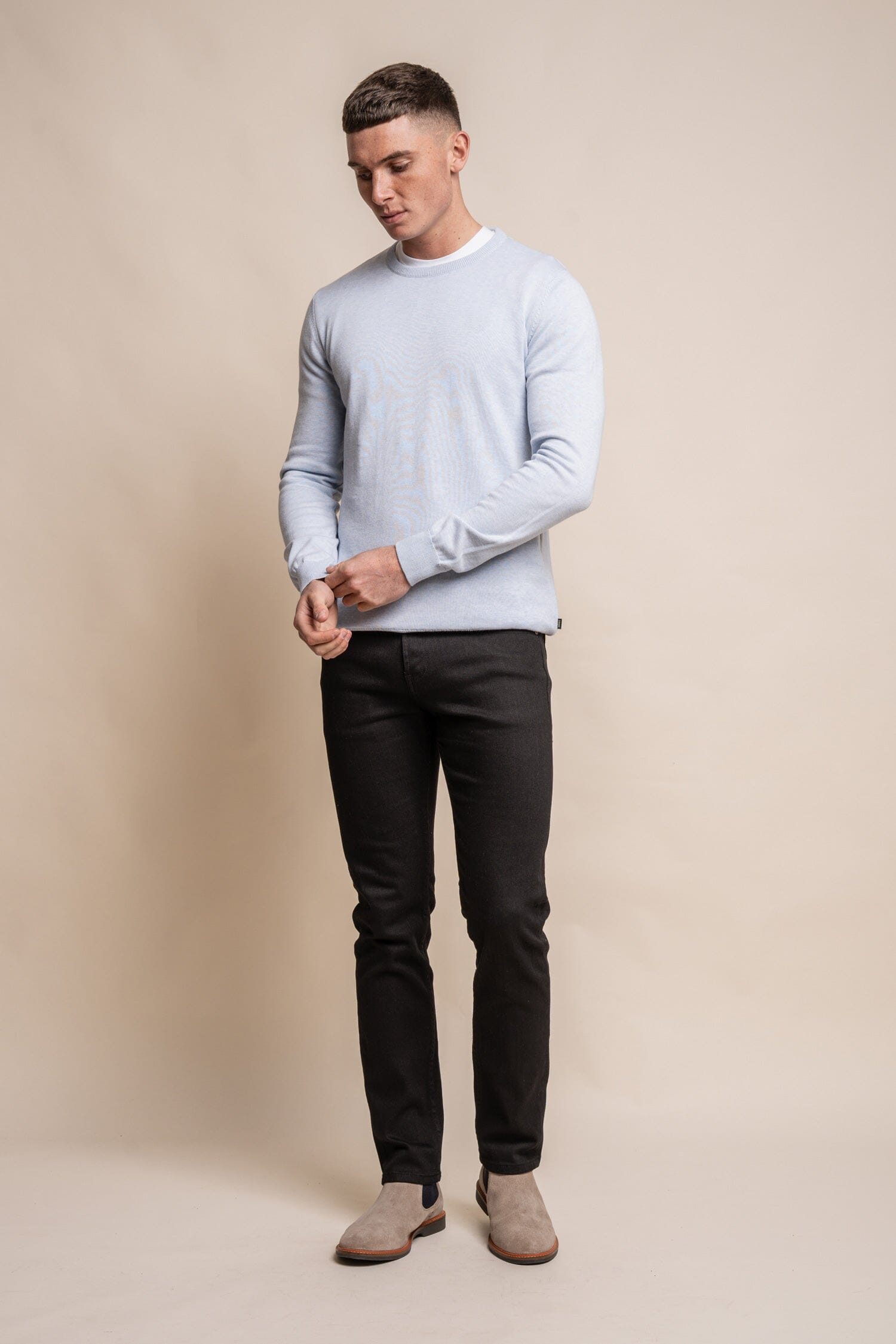 Blue Marlyn Crewneck Jumper - Jumpers - - THREADPEPPER