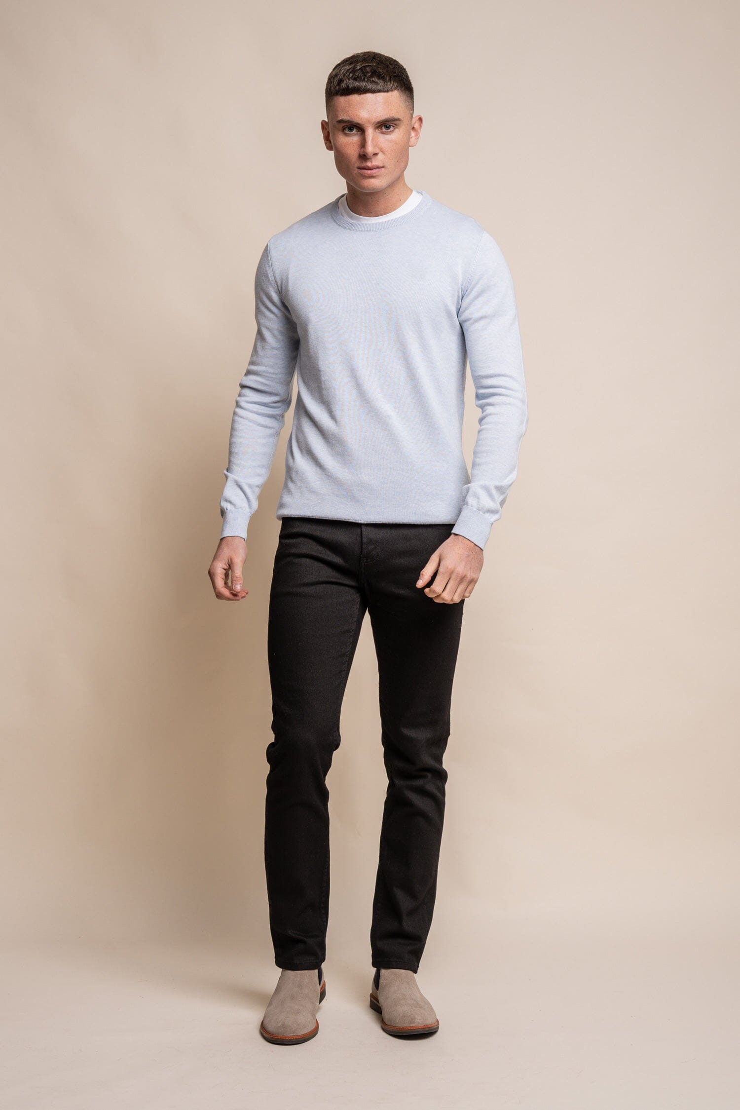 Blue Marlyn Crewneck Jumper - Jumpers - - THREADPEPPER