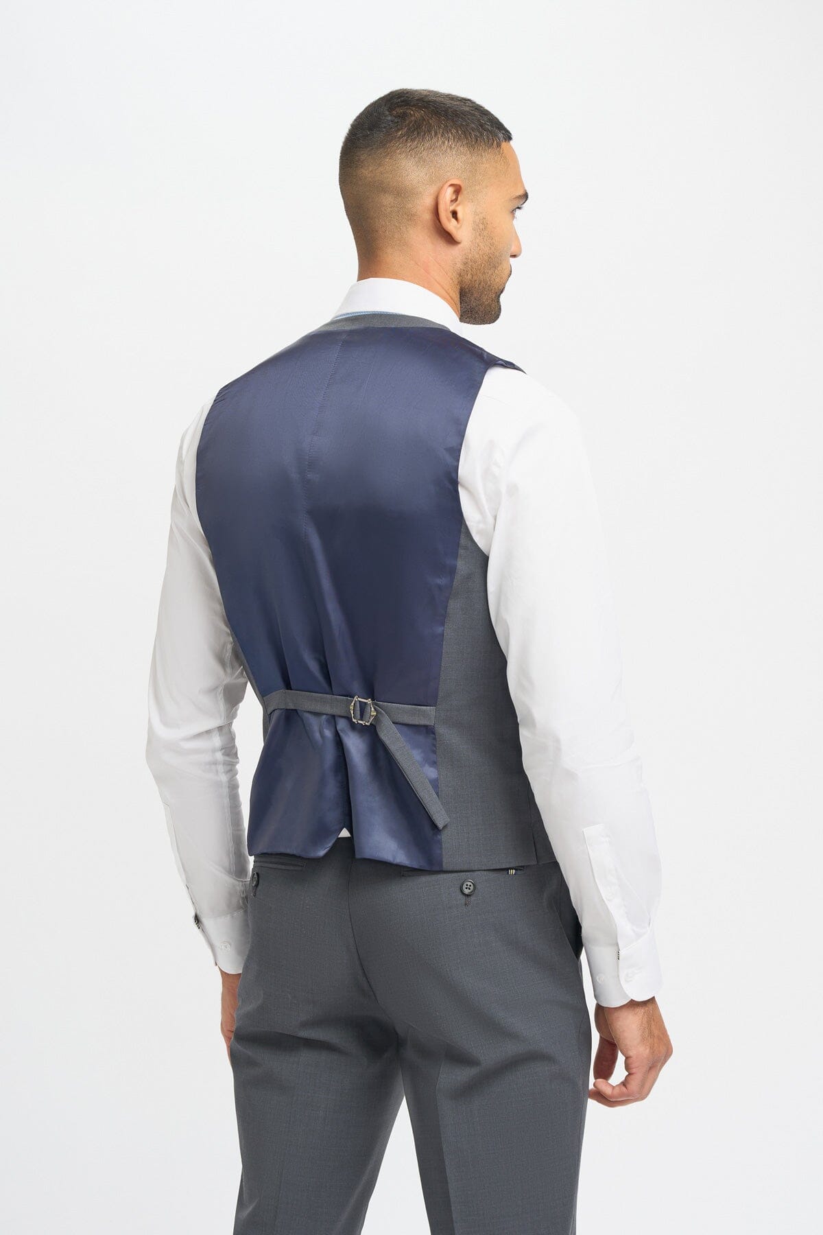 Bond Charcoal 3 Piece Suit - Suits - 
