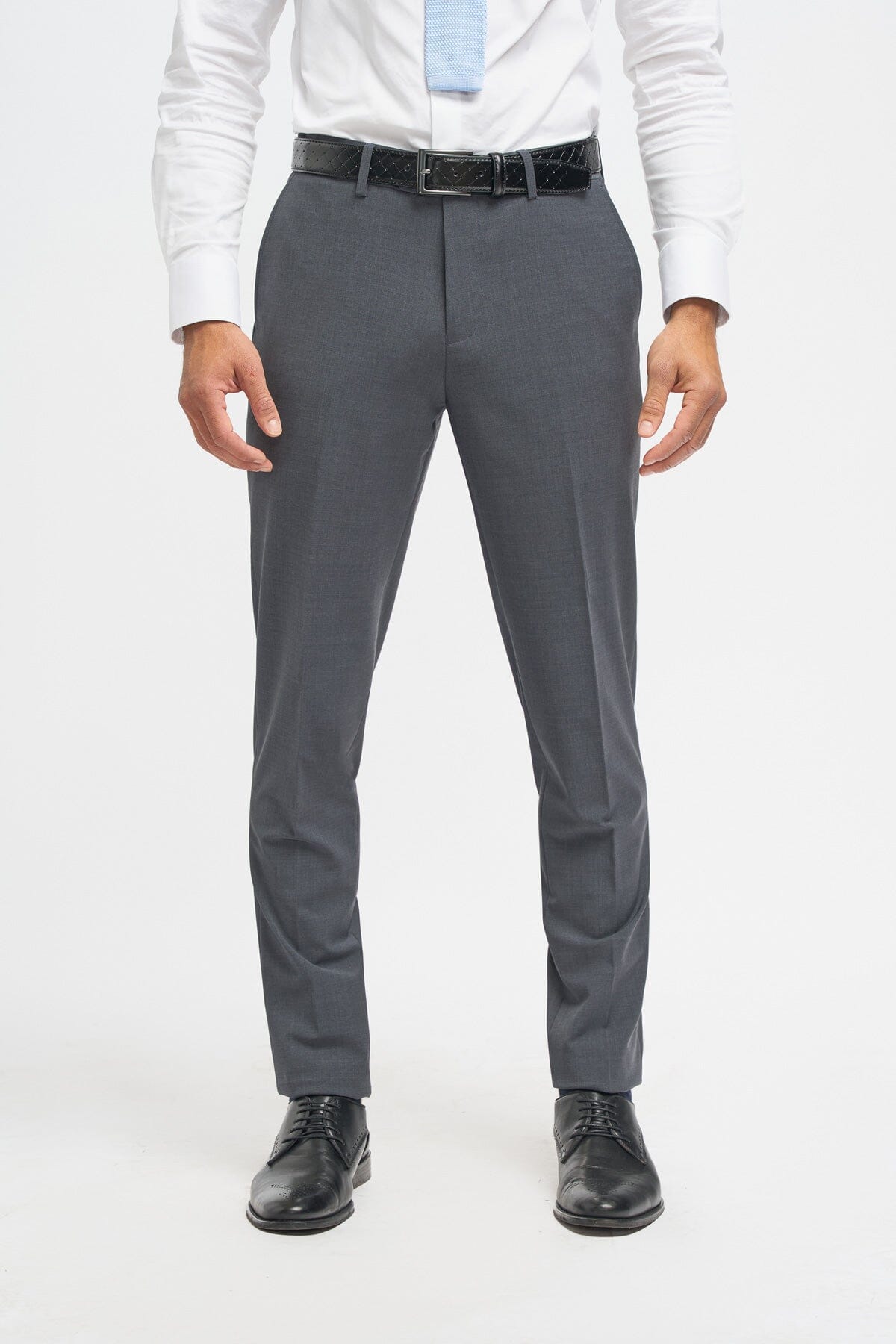 Bond Charcoal 3 Piece Suit - Suits - 