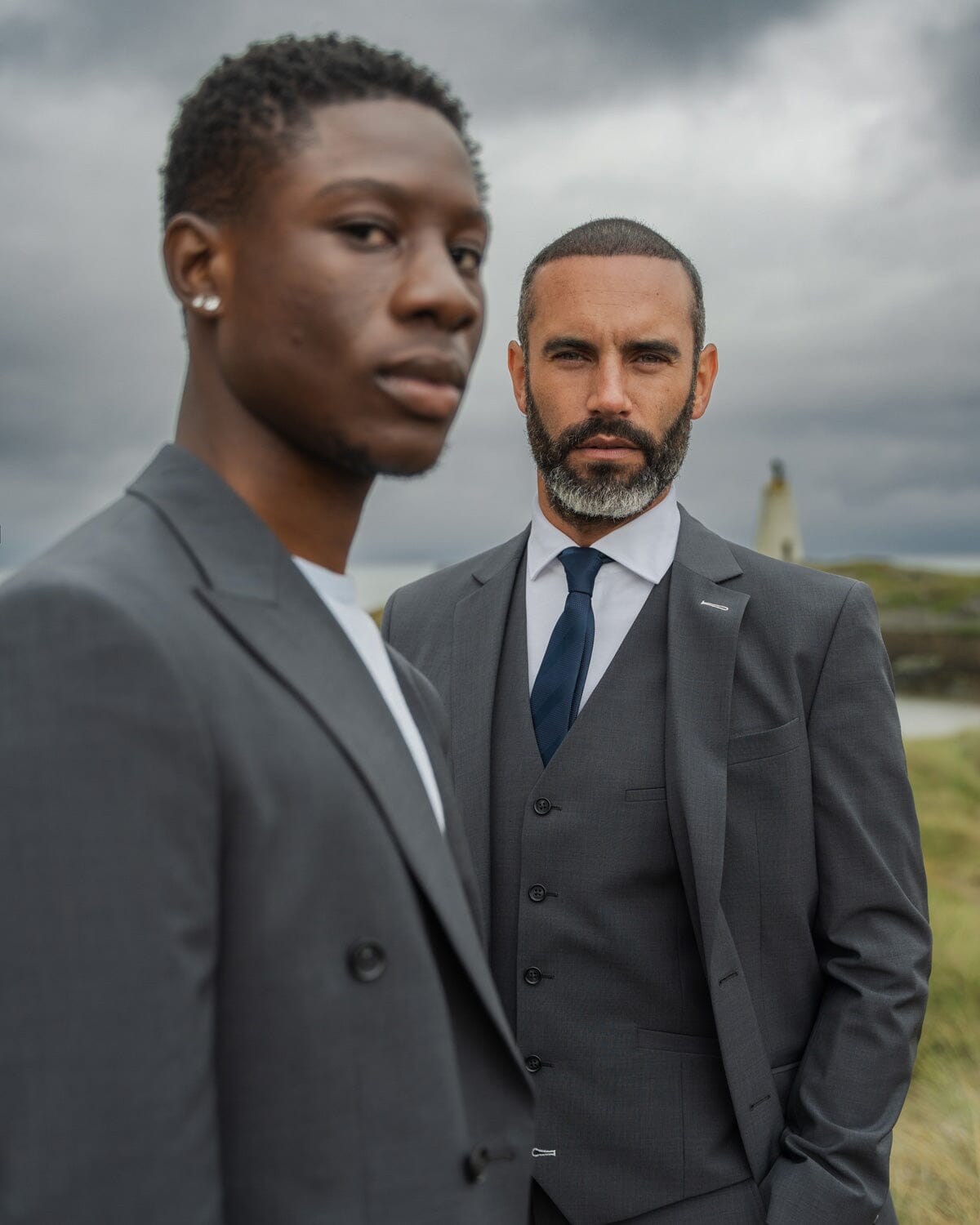 Bond Charcoal 3 Piece Suit - Suits - 