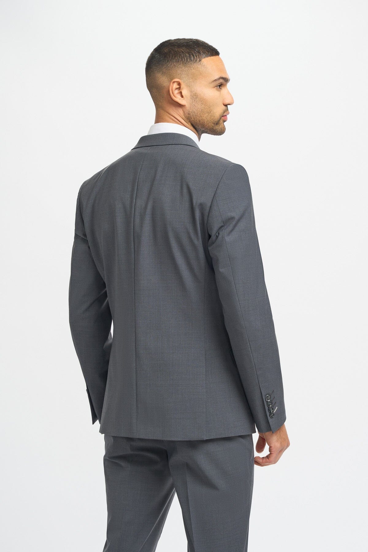 Bond Charcoal 3 Piece Suit - Suits - 