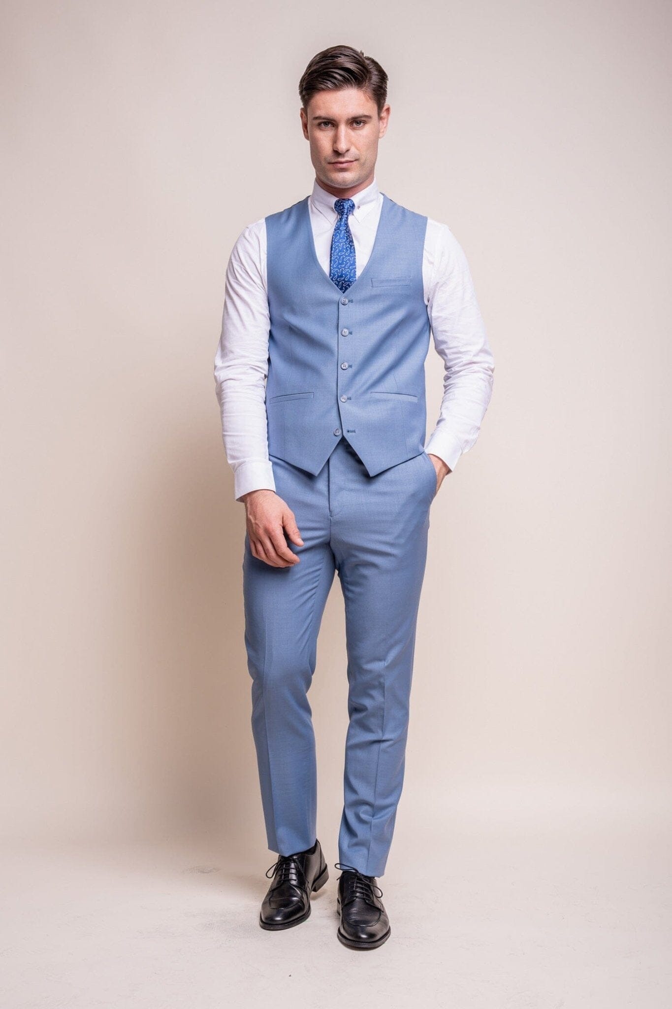 Bond Ocean Blue Suit Swatch - Swatch - 