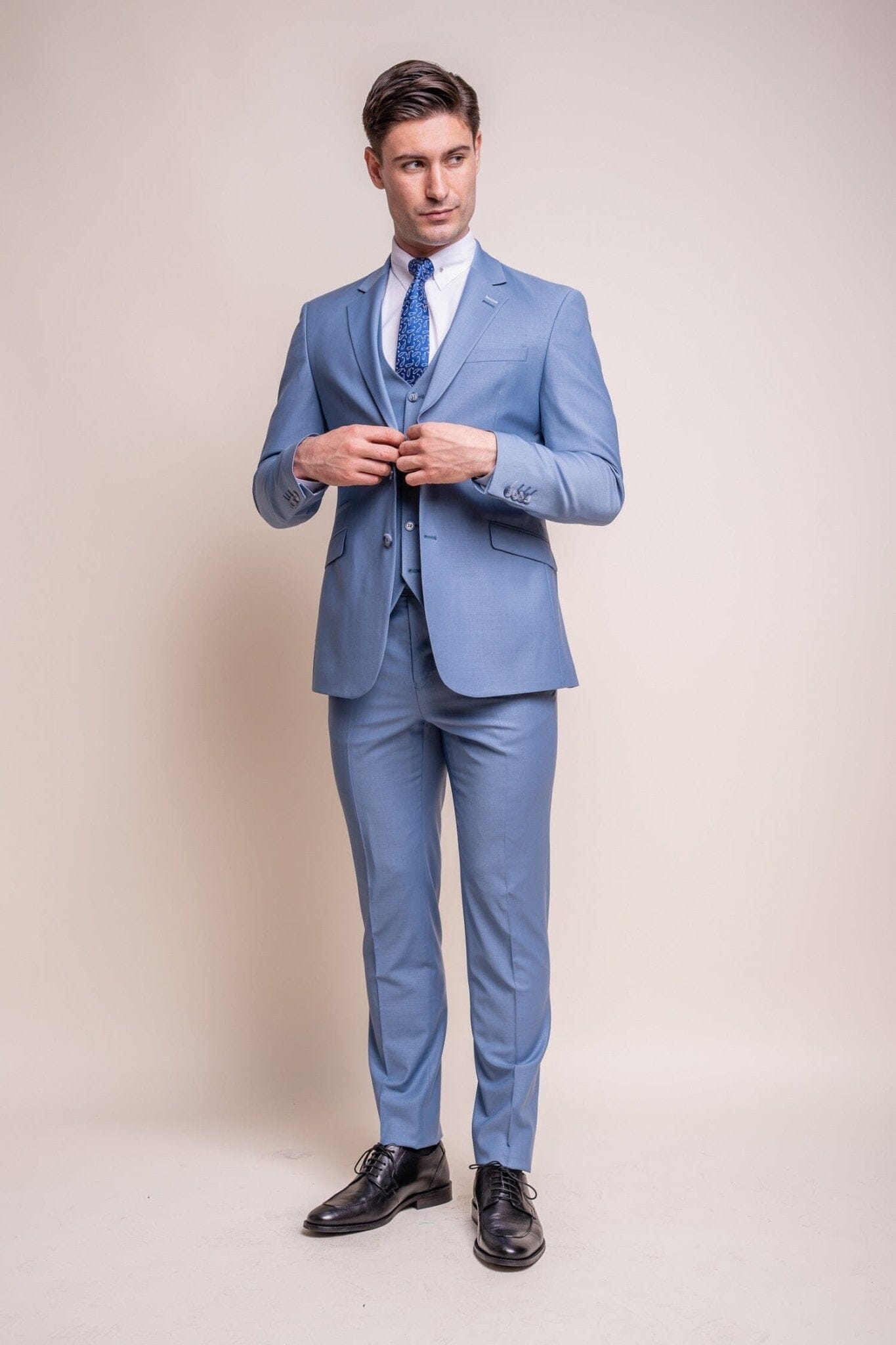Bond Ocean Blue Suit Swatch - Swatch - 