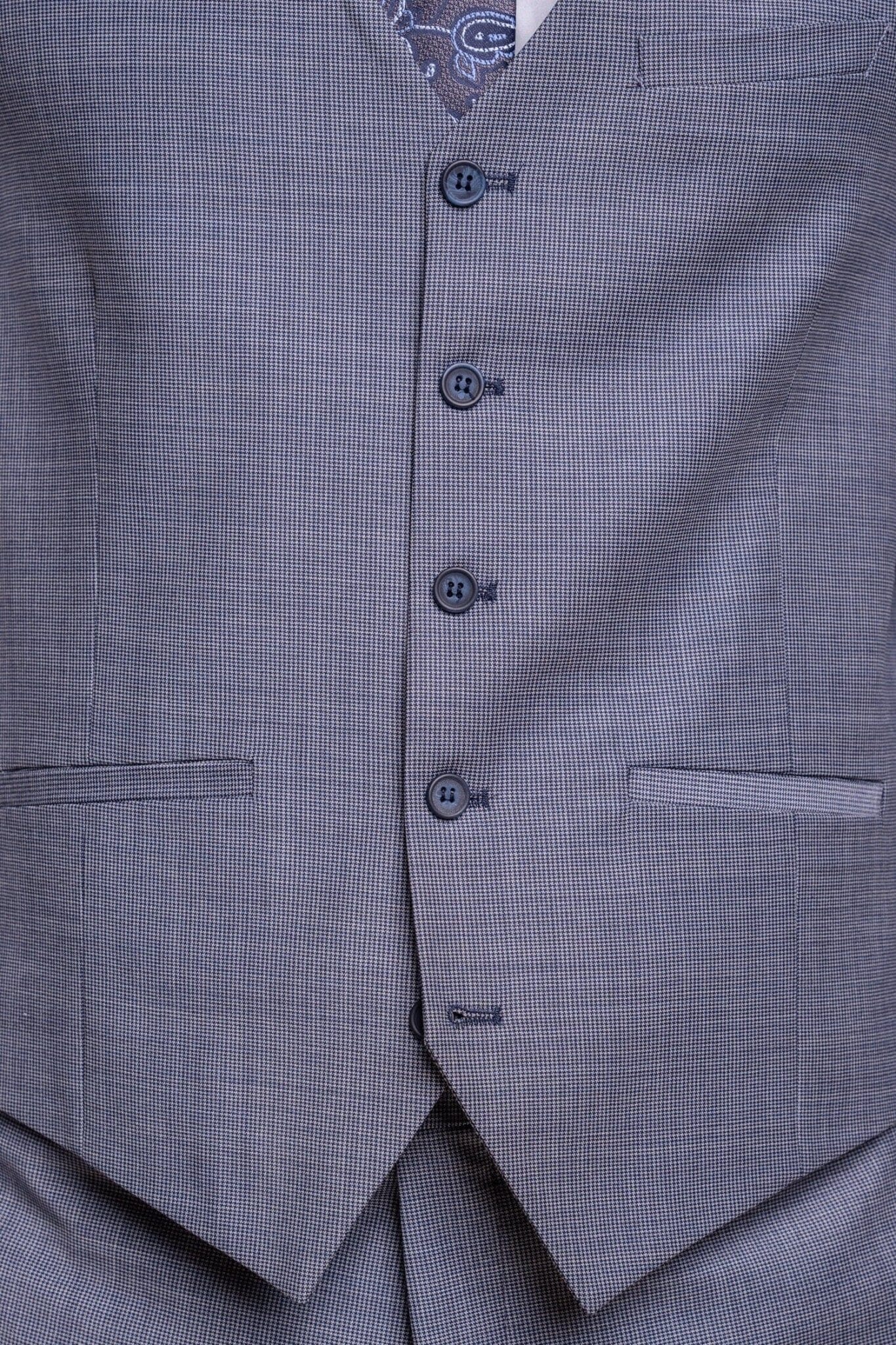 Bond Puppy Tooth 3 Piece Suit - Suits - 