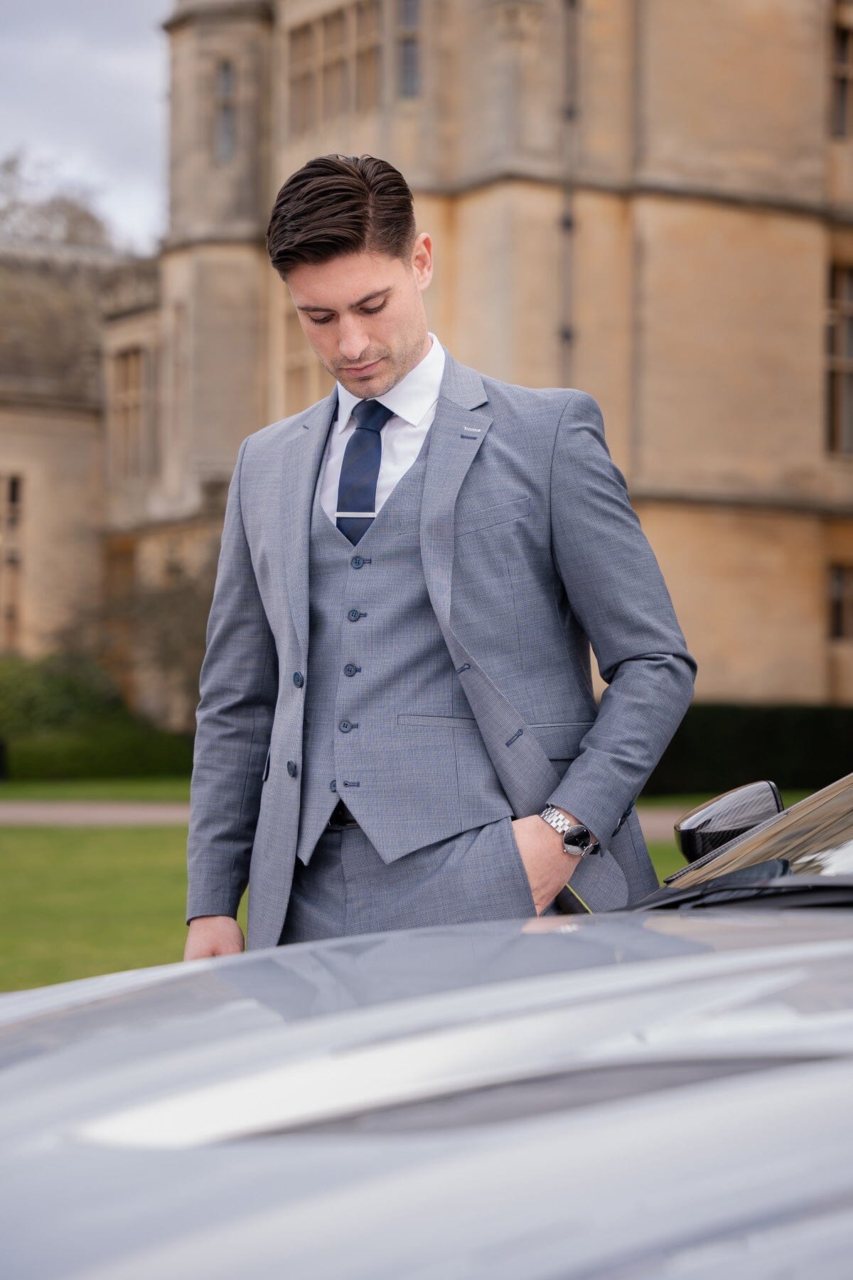 Bond Puppy Tooth 3 Piece Suit - Suits - 