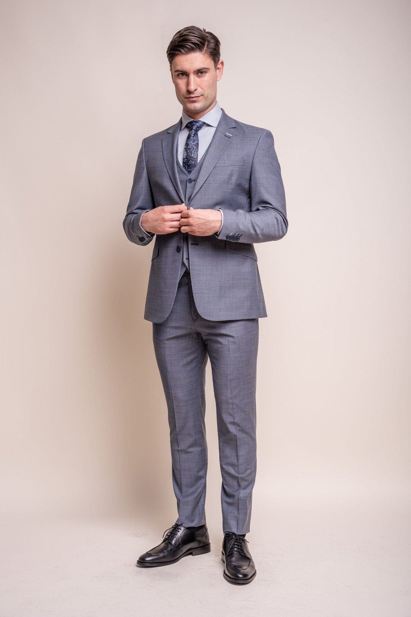 Bond Puppy Tooth 3 Piece Suit - Suits - 