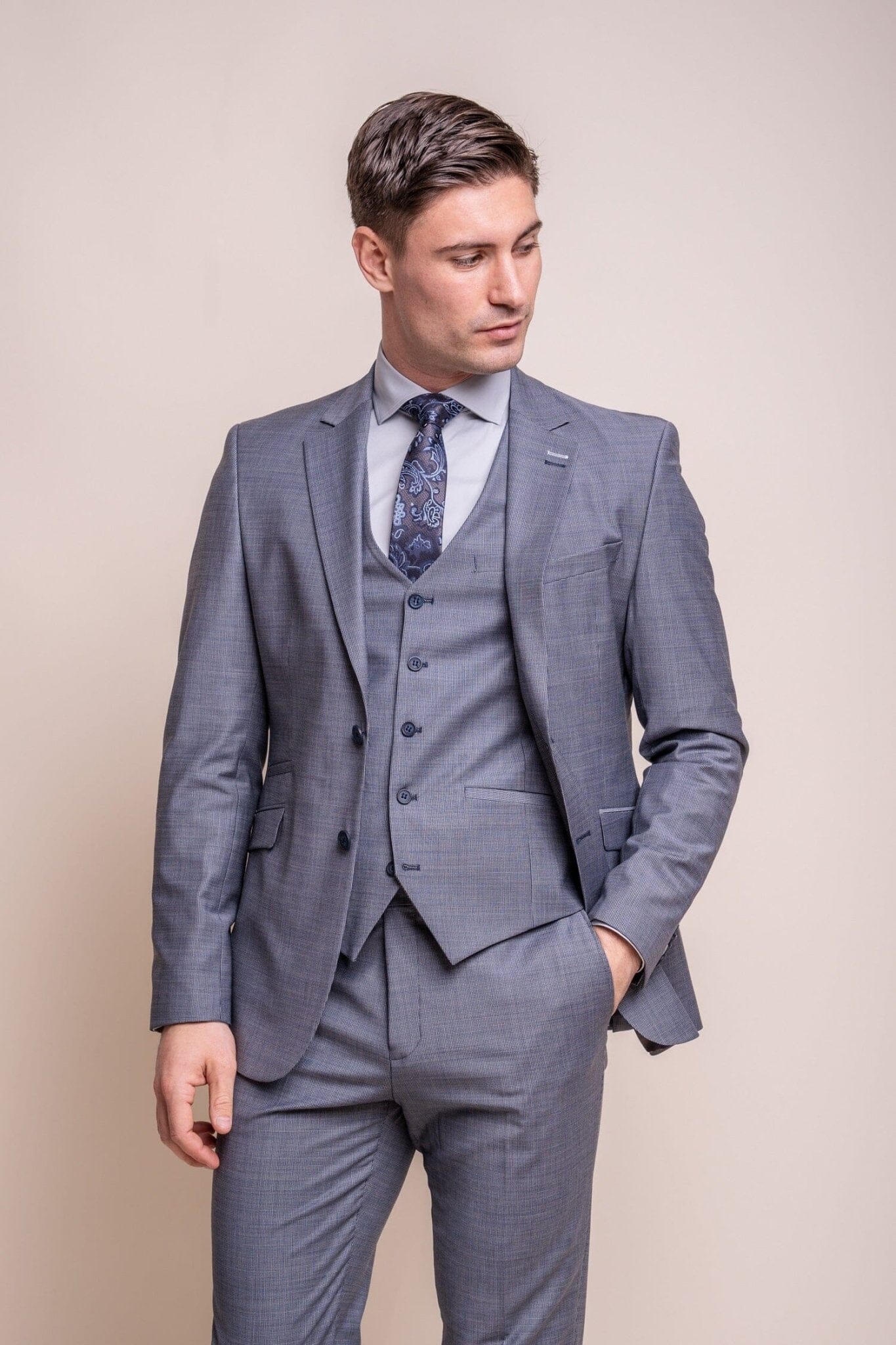 Bond Puppy Tooth 3 Piece Suit - Suits - 