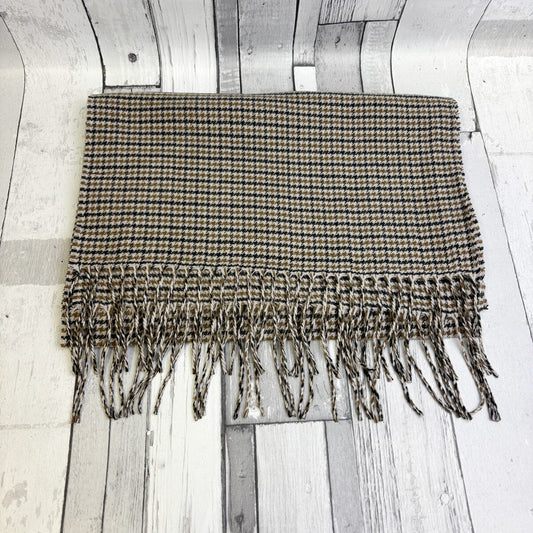 Brown Check Houndstooth Scarf - Scarves - 