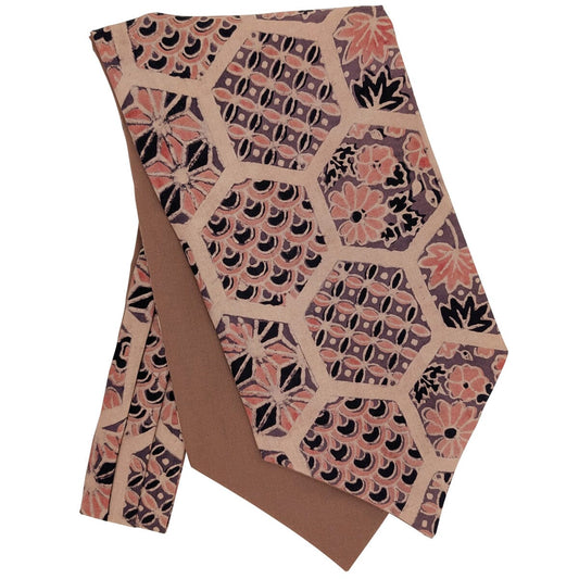 Brown Mulberry Silk Cravat - Cravats - 