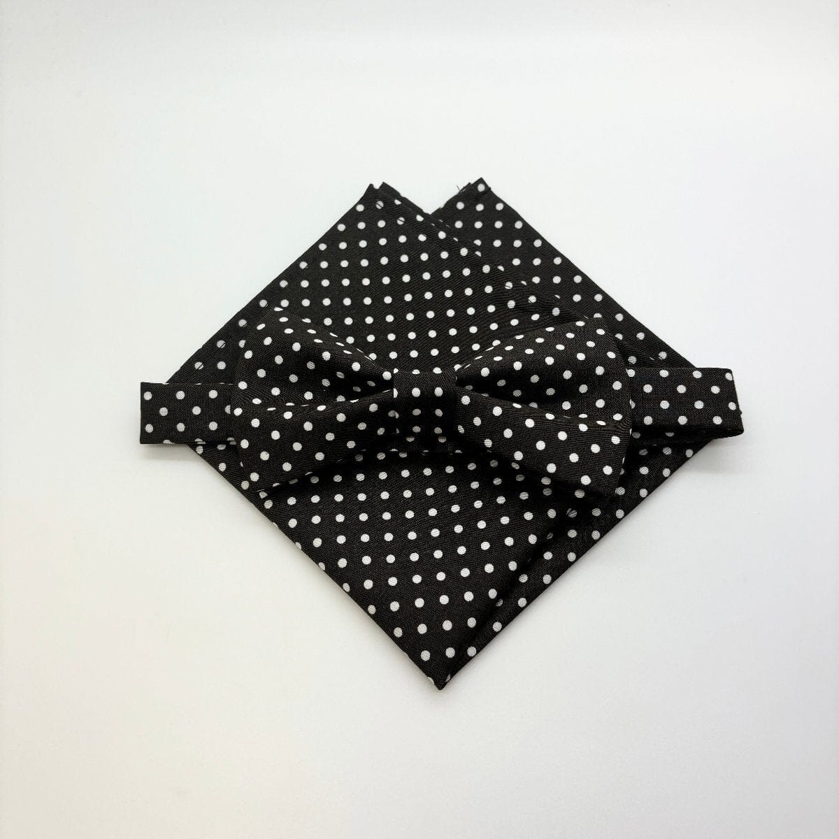 Brown Spot Bow Tie - Bow Ties - Pre-Tied Bow Tie & Pocket Square - Save £1.00 