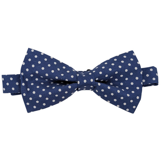 Blue Spot Bow Tie